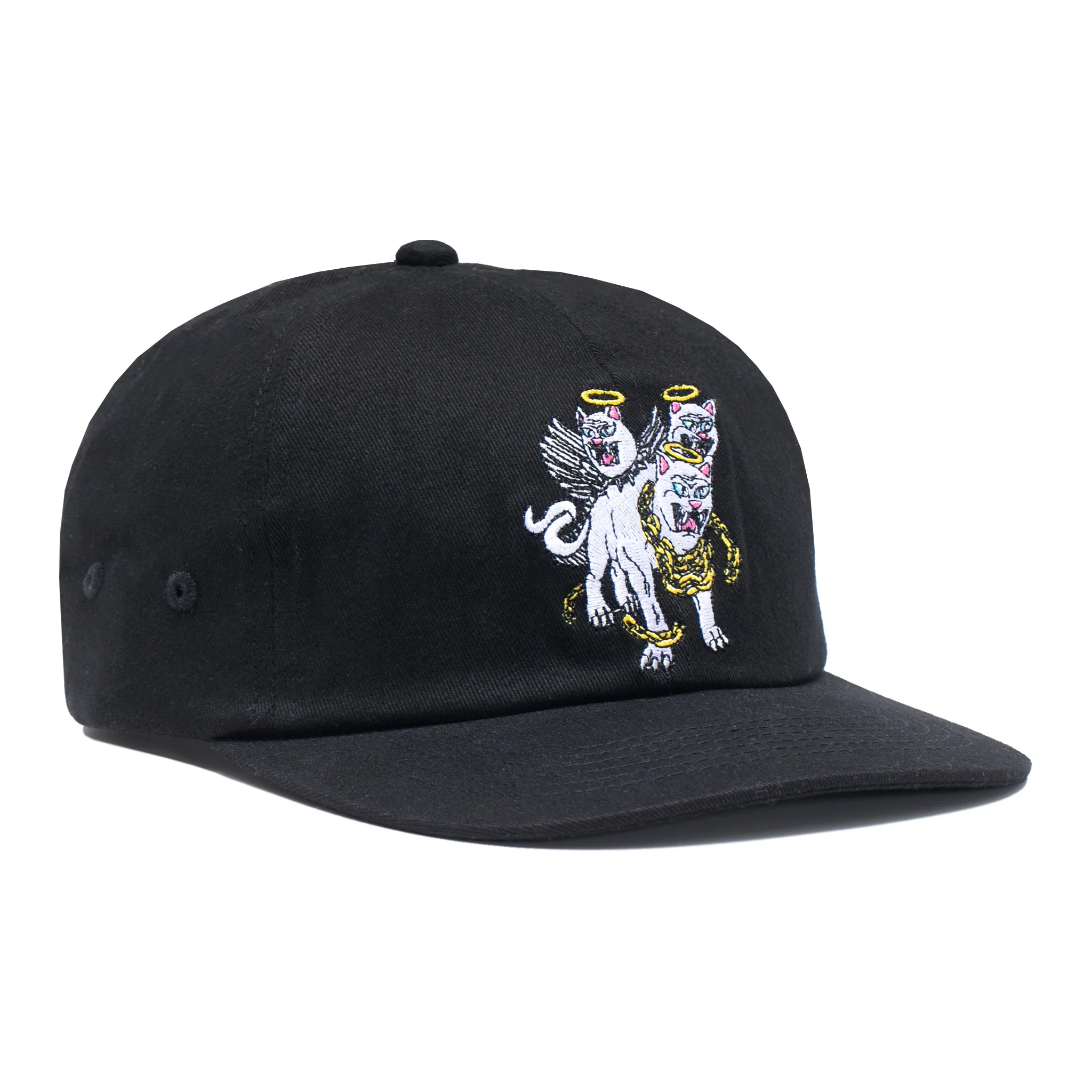 3 Heads Strapback (Black)