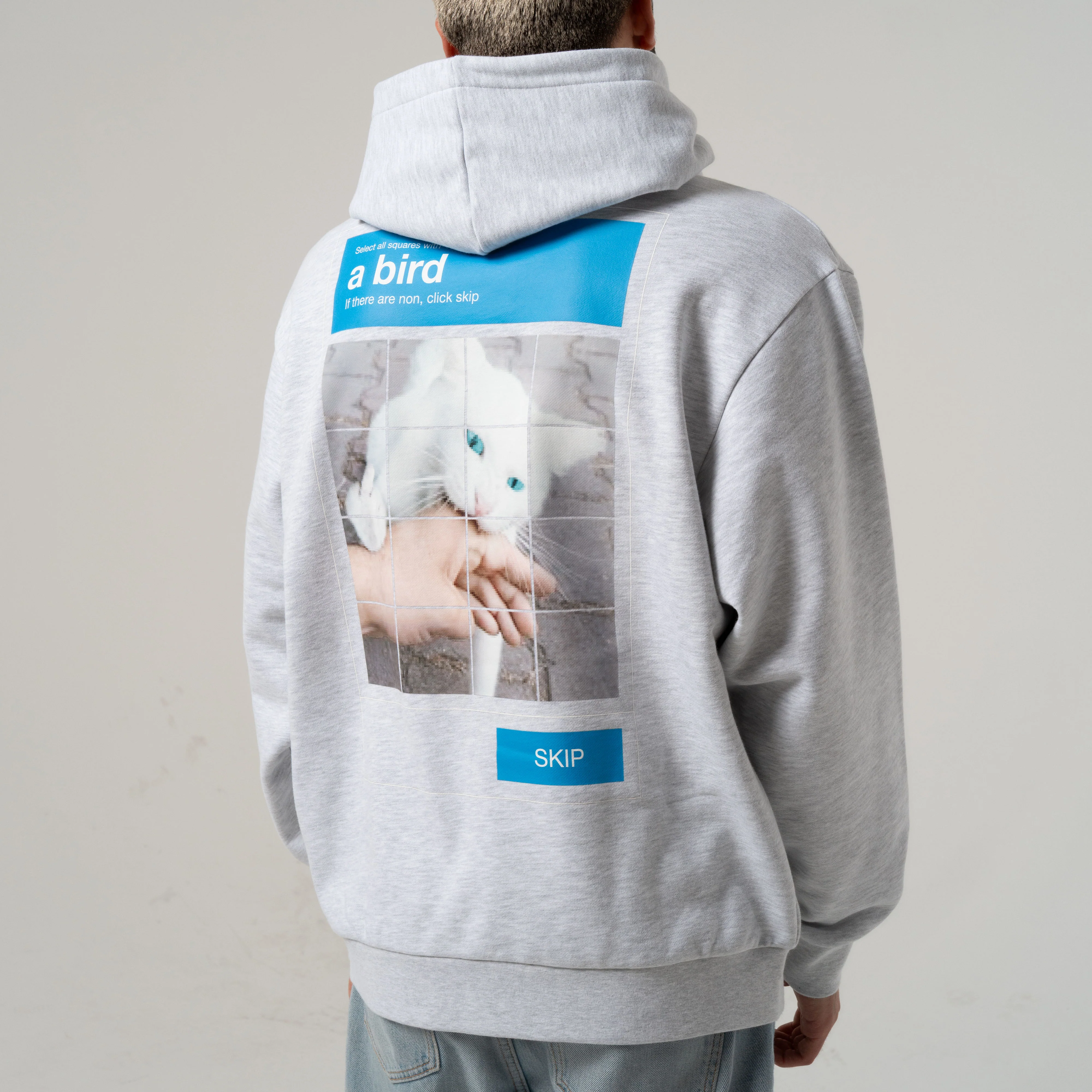 A Bird Hoodie (Ash Heather) - Image 2