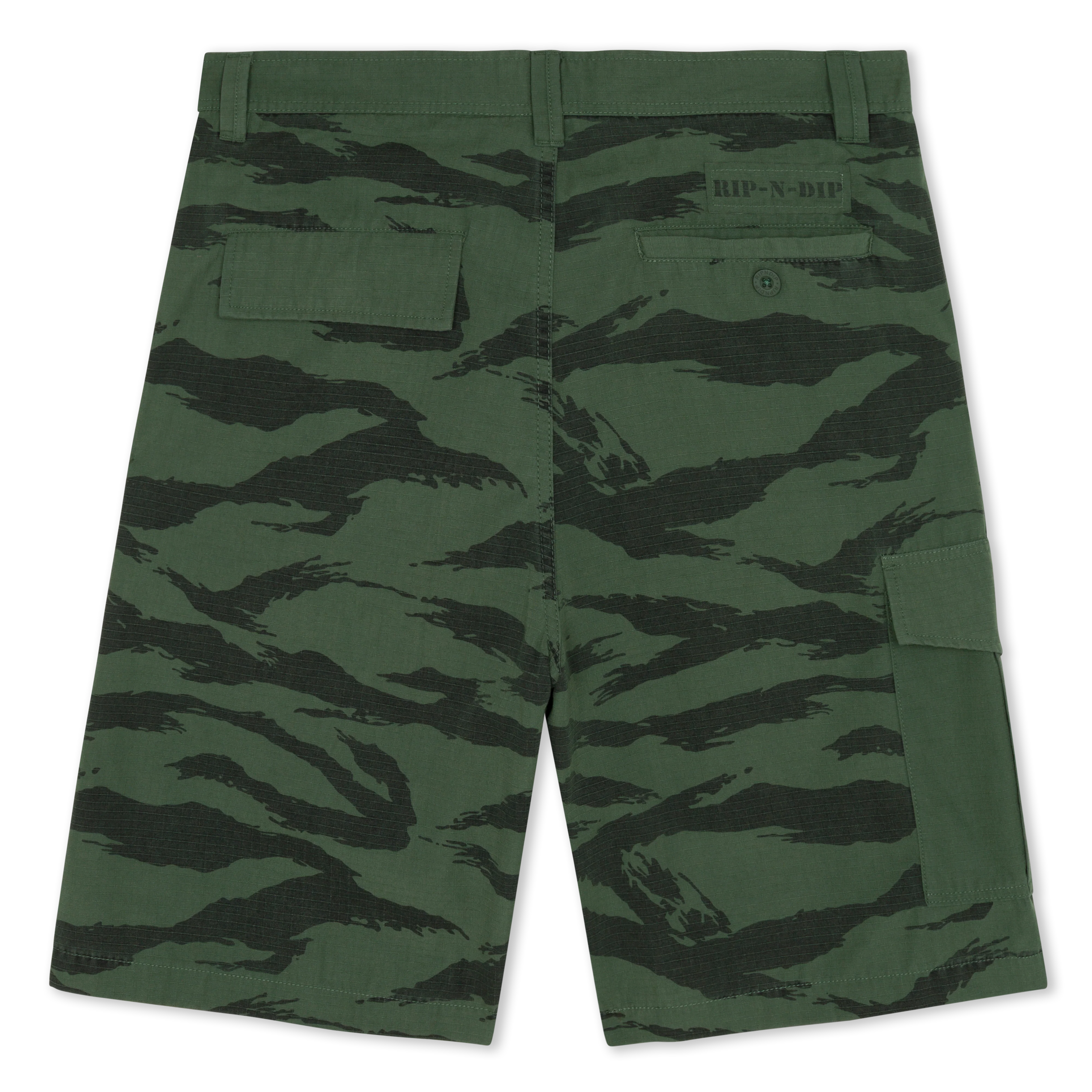 A Team Camo Cargo Shorts (Military Green) - Image 3