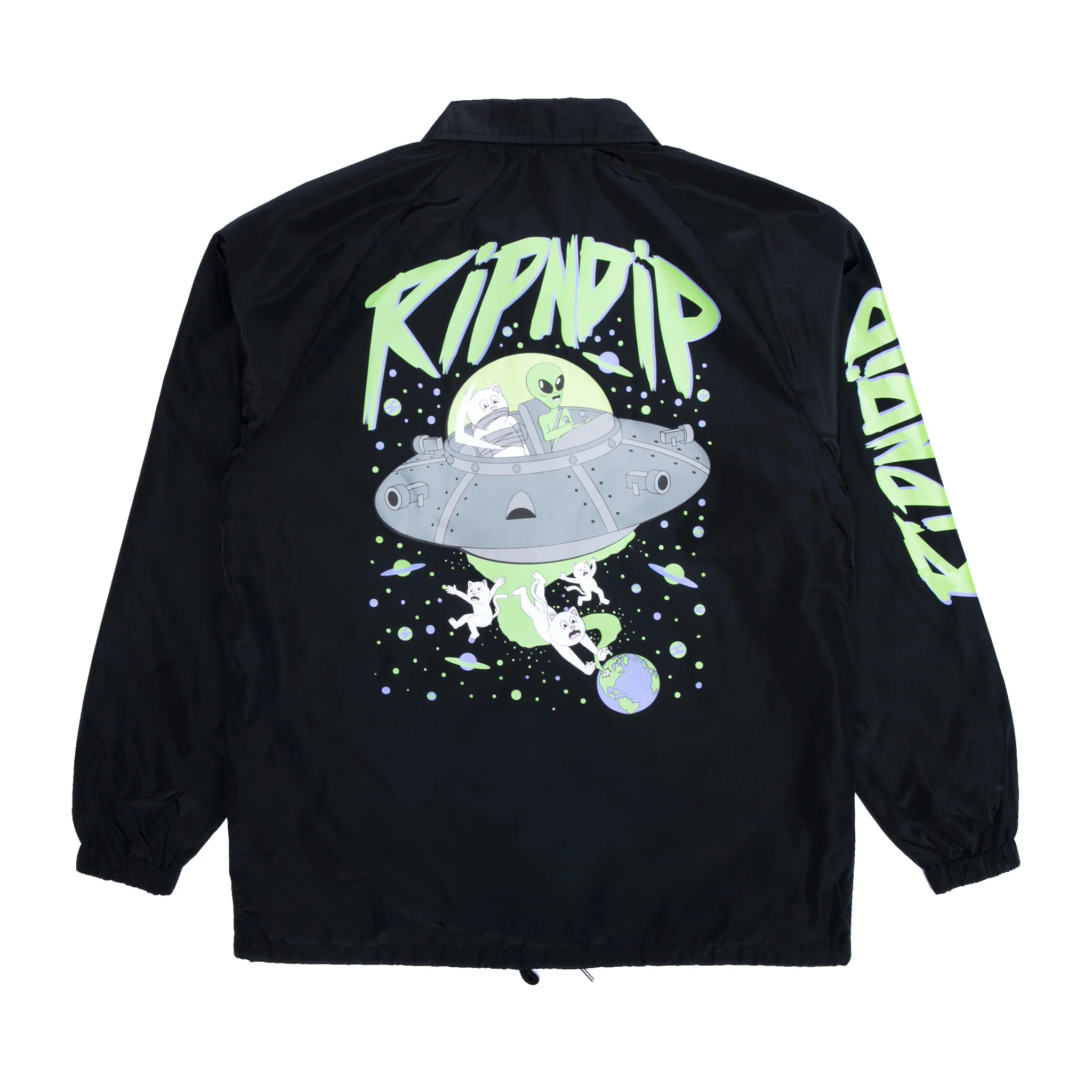Abduction Coaches Jacket (Black) - Image 2
