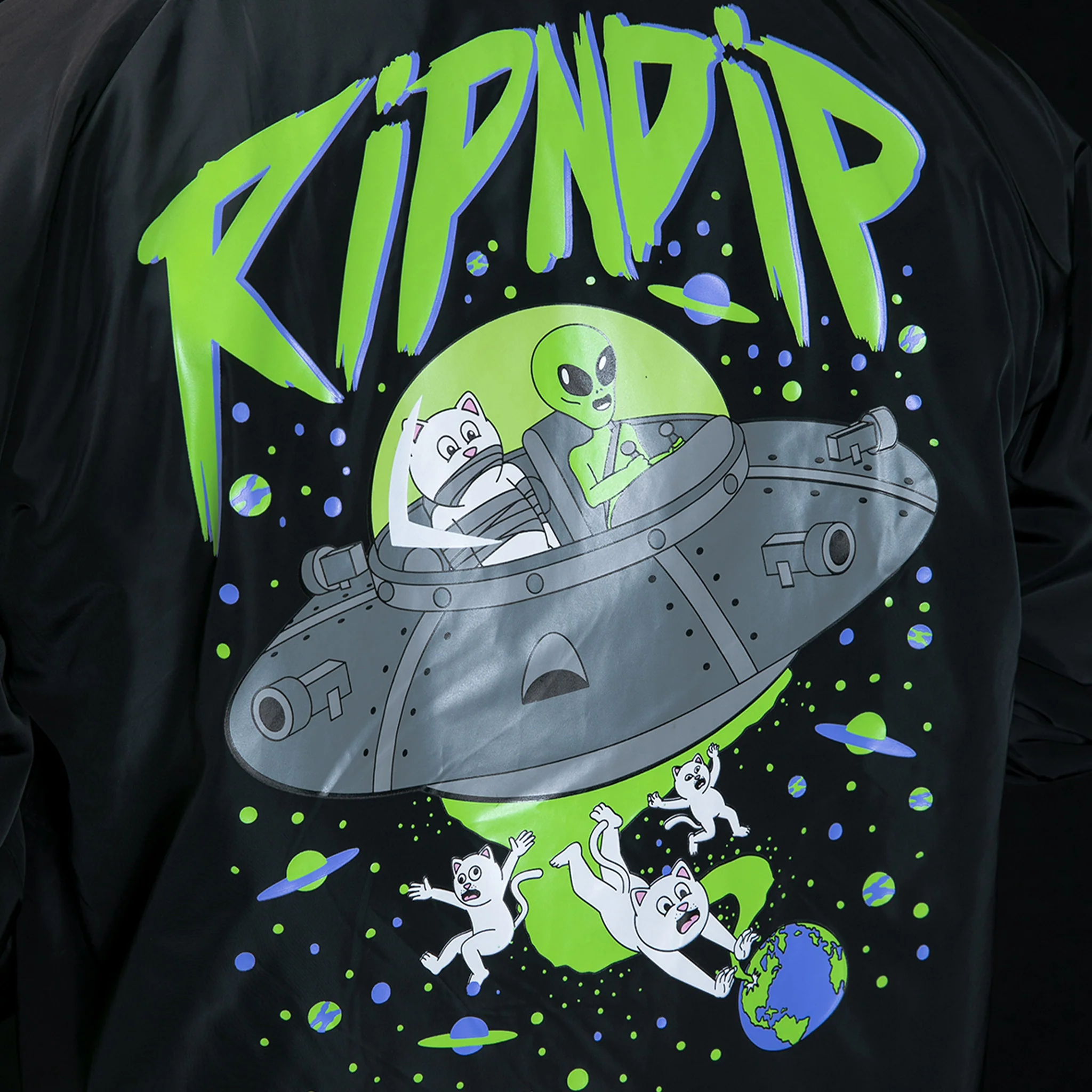 Abduction Coaches Jacket (Black) - Image 3