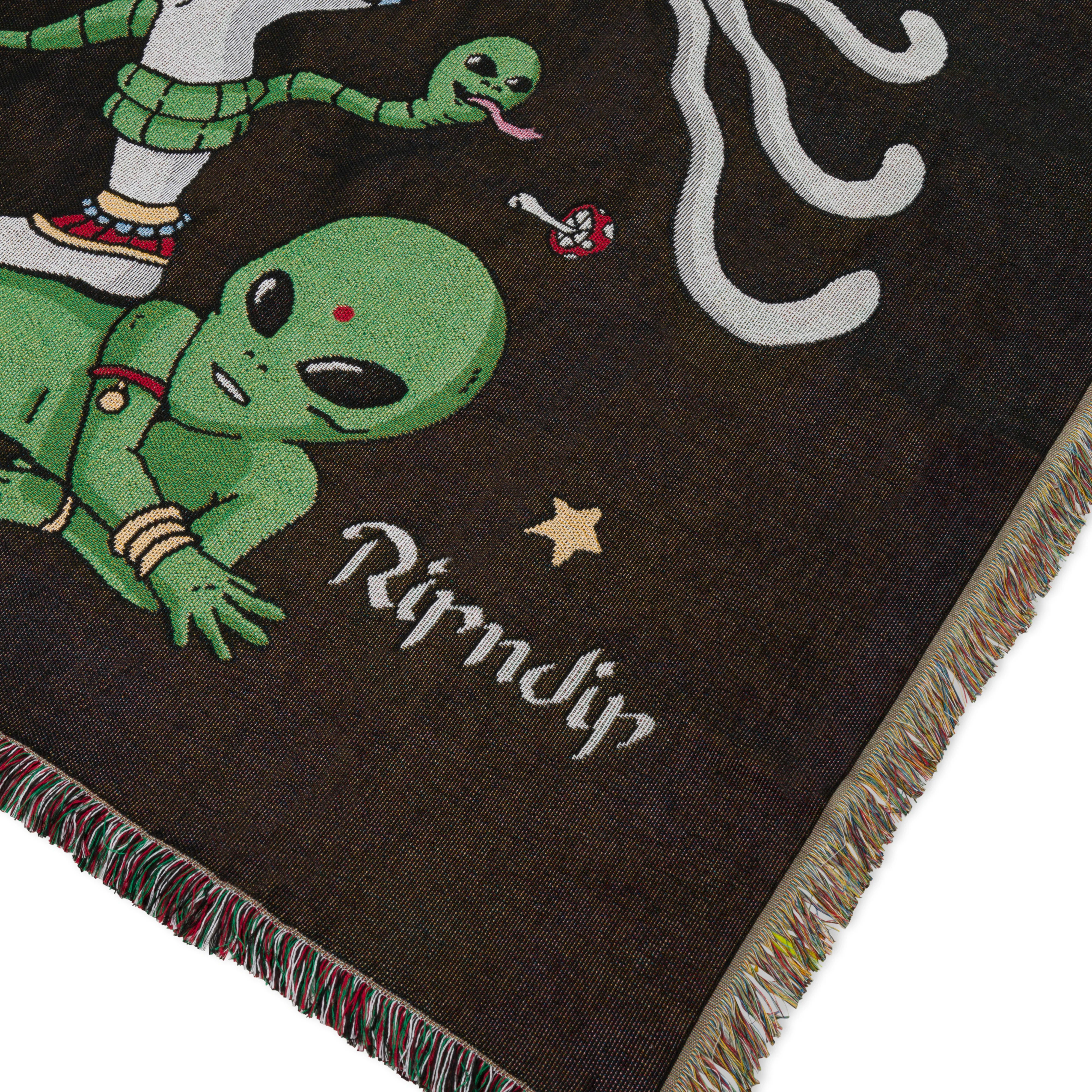 Alien Whisperer Woven Blanket (Black) - Image 3