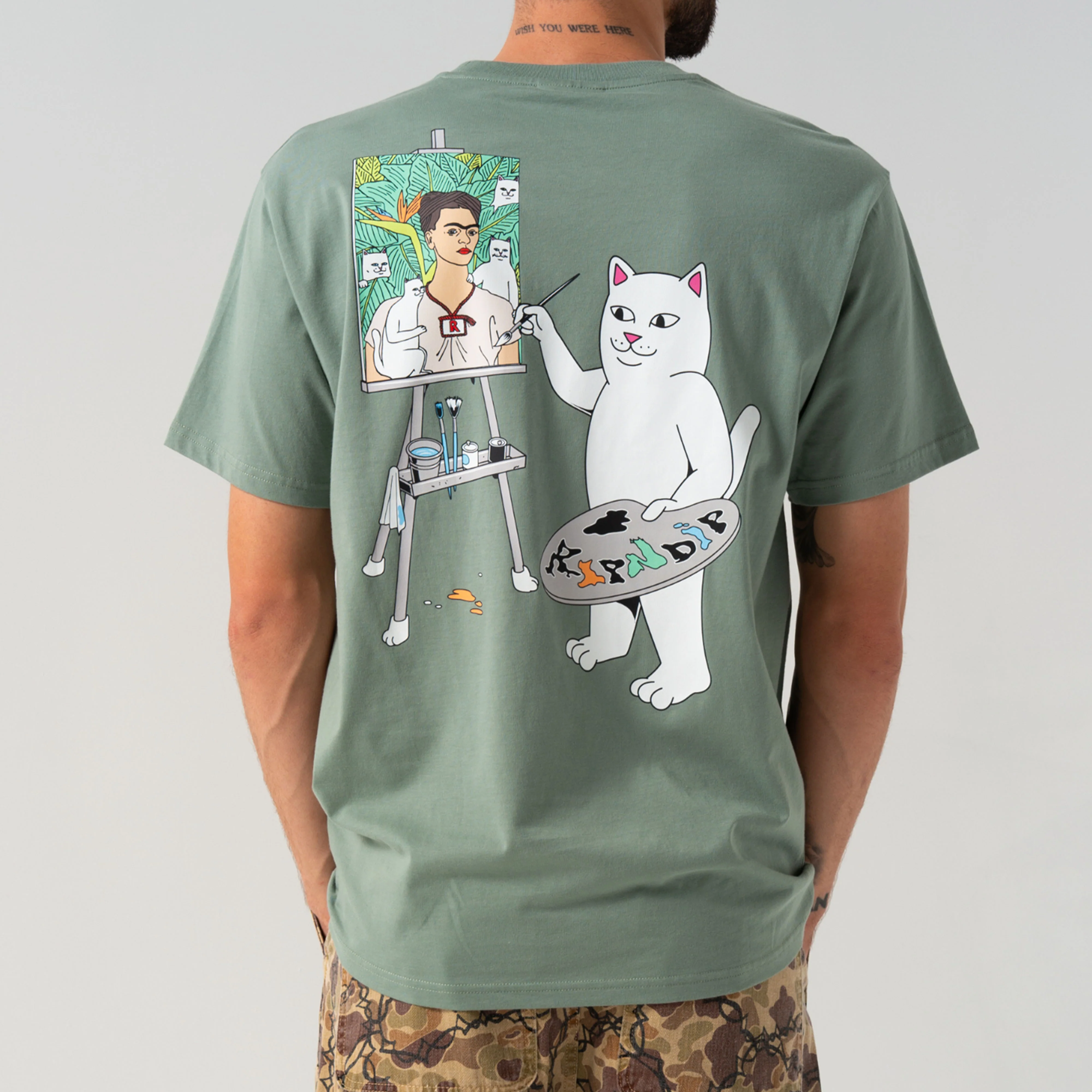 Art Club Tee (Dusty Sage) - Image 2