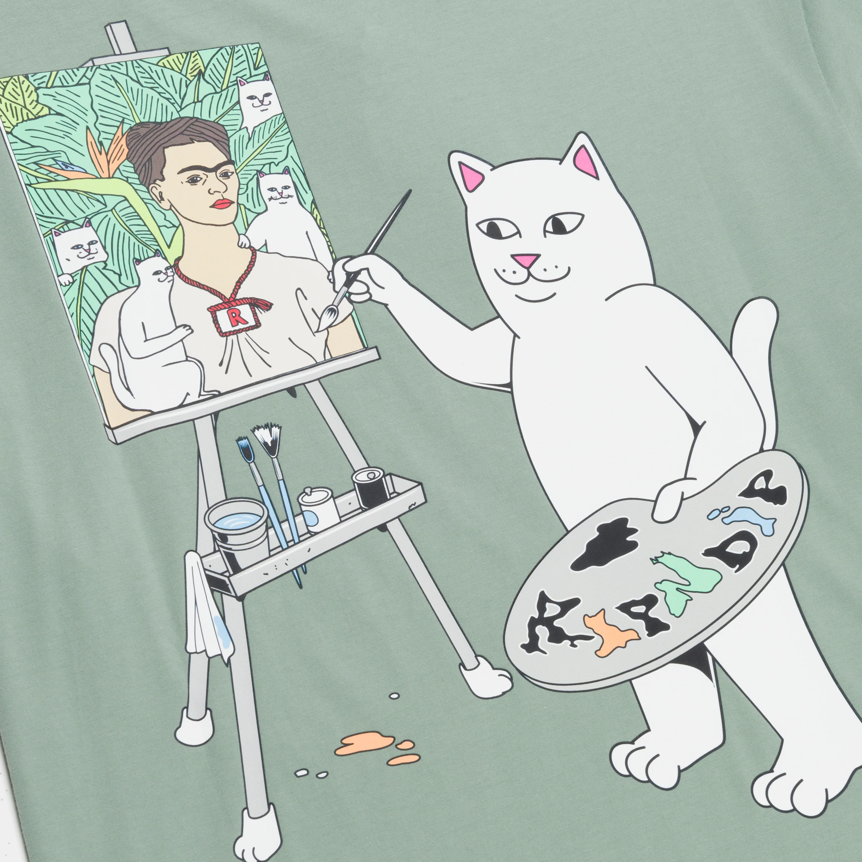 Art Club Tee (Dusty Sage) - Image 4