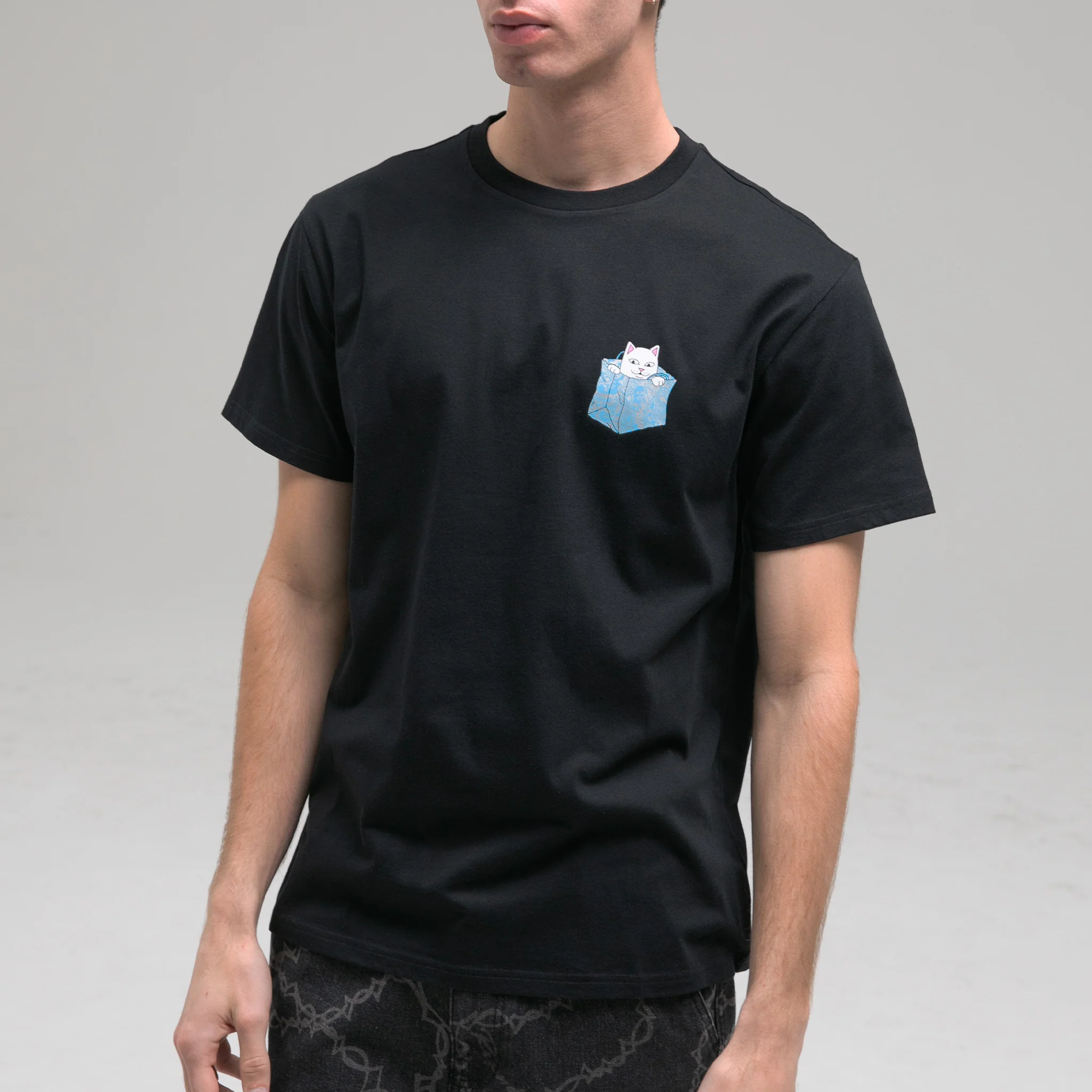 Bag Of Puss Tee (Black) - Image 2