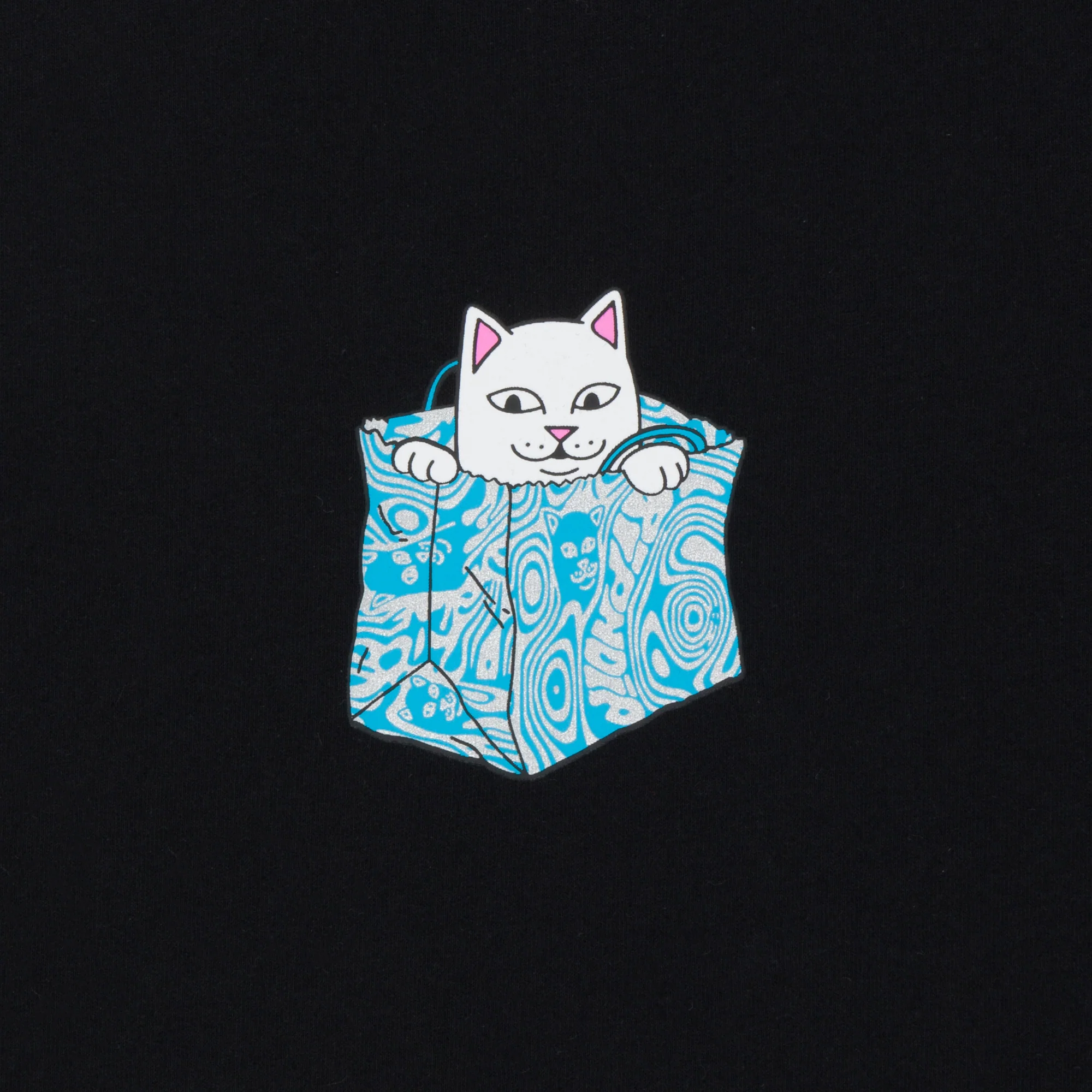 Bag Of Puss Tee (Black) - Image 4