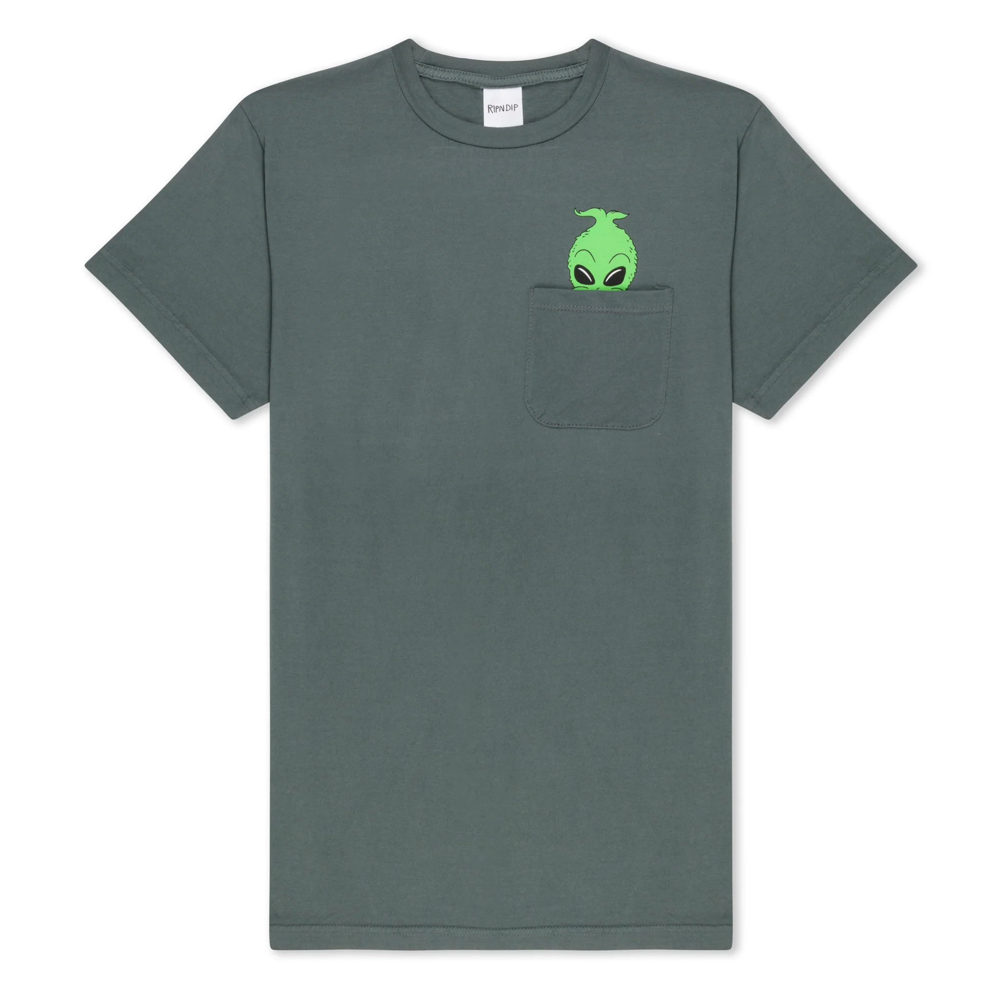Bah Humbug Pocket Tee (Charcoal)