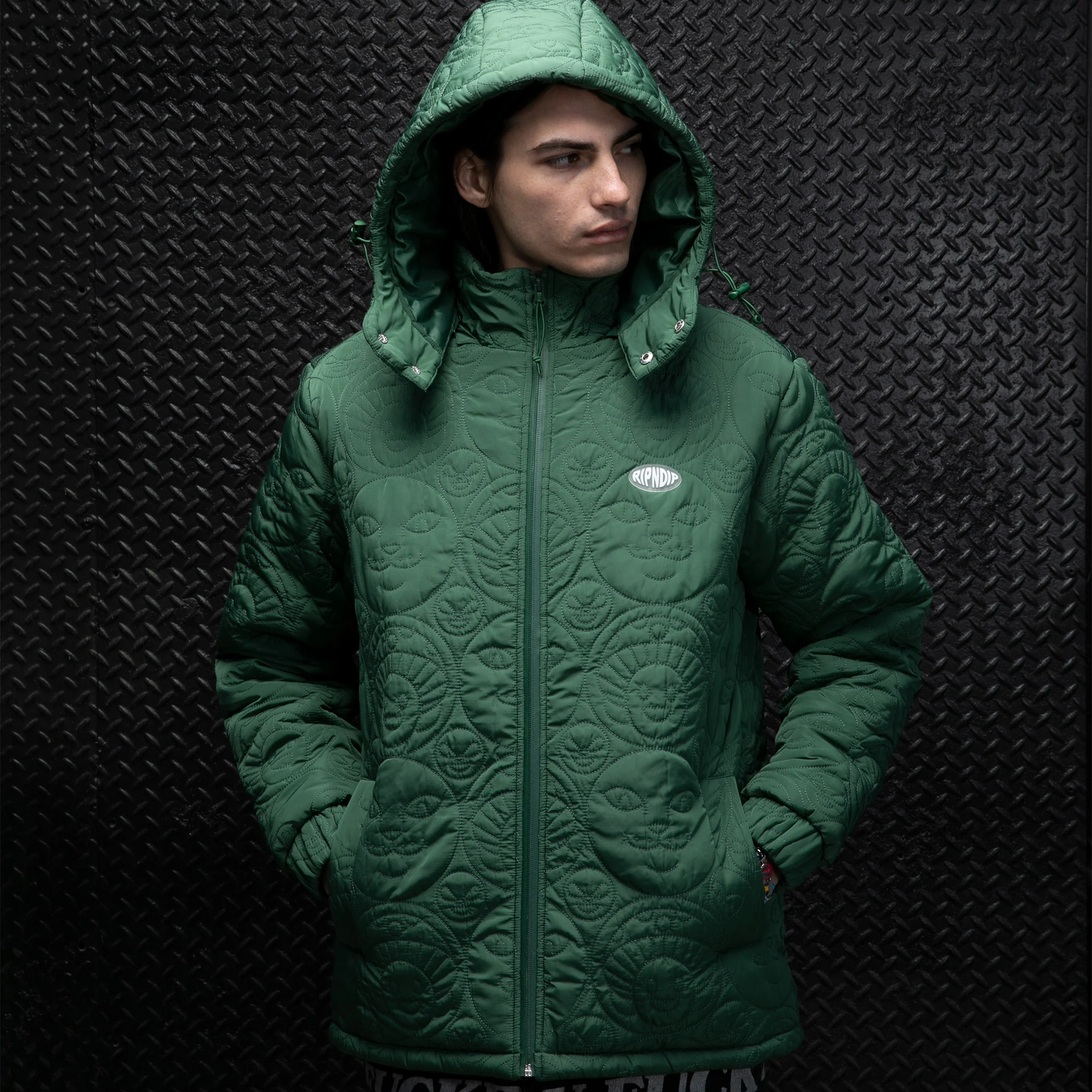 Barry Bonds Puffer Jacket (Pine) - Image 2