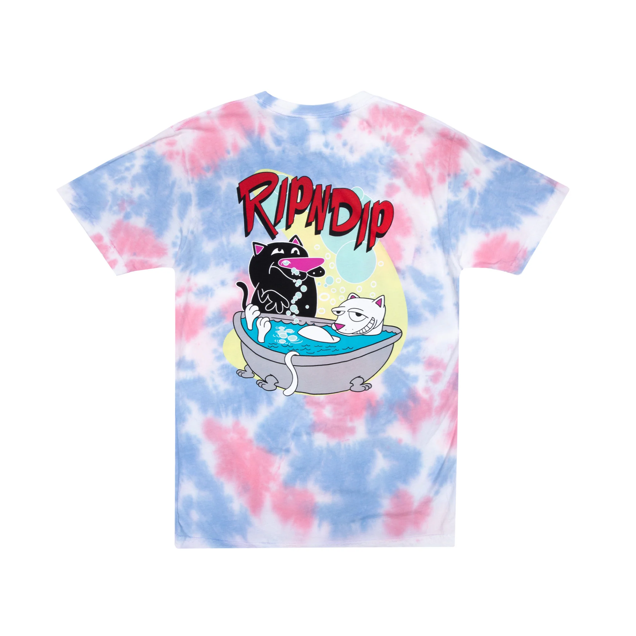 Bath Time Tee (Pink Tie Dye)