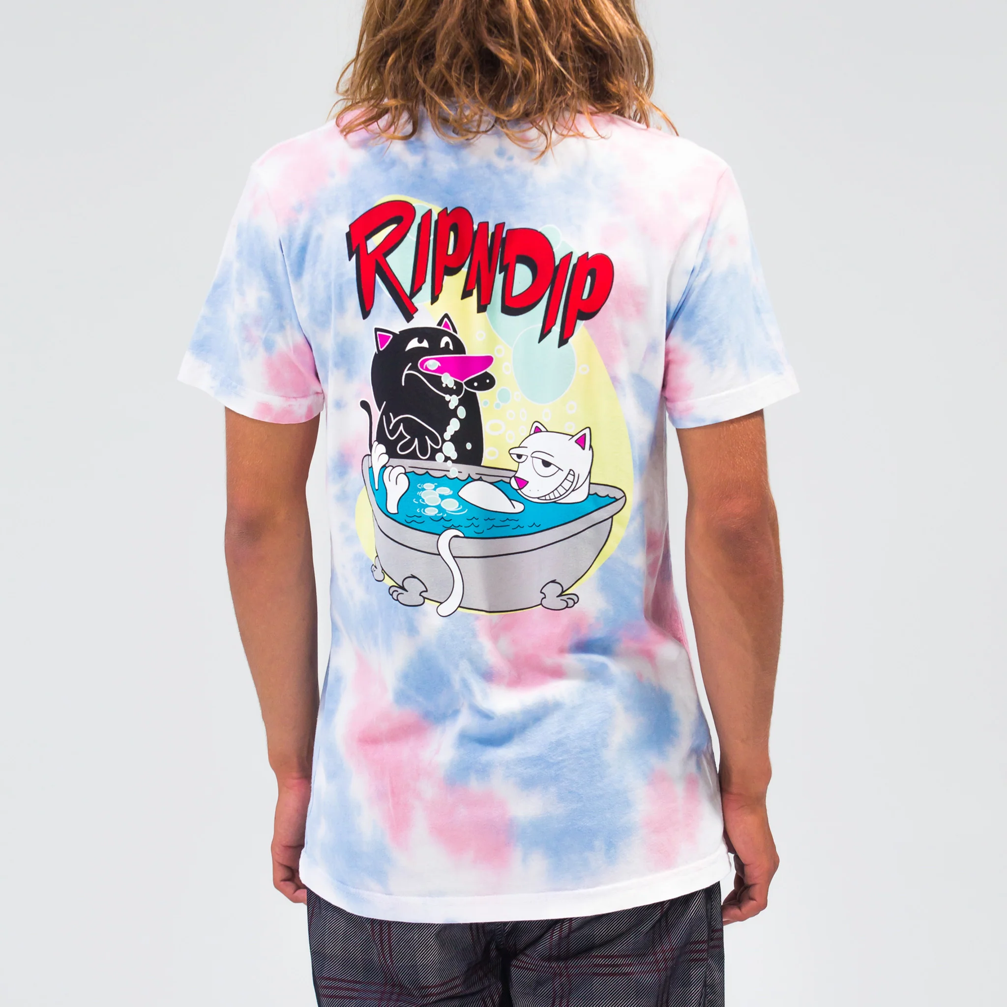 Bath Time Tee (Pink Tie Dye) - Image 2