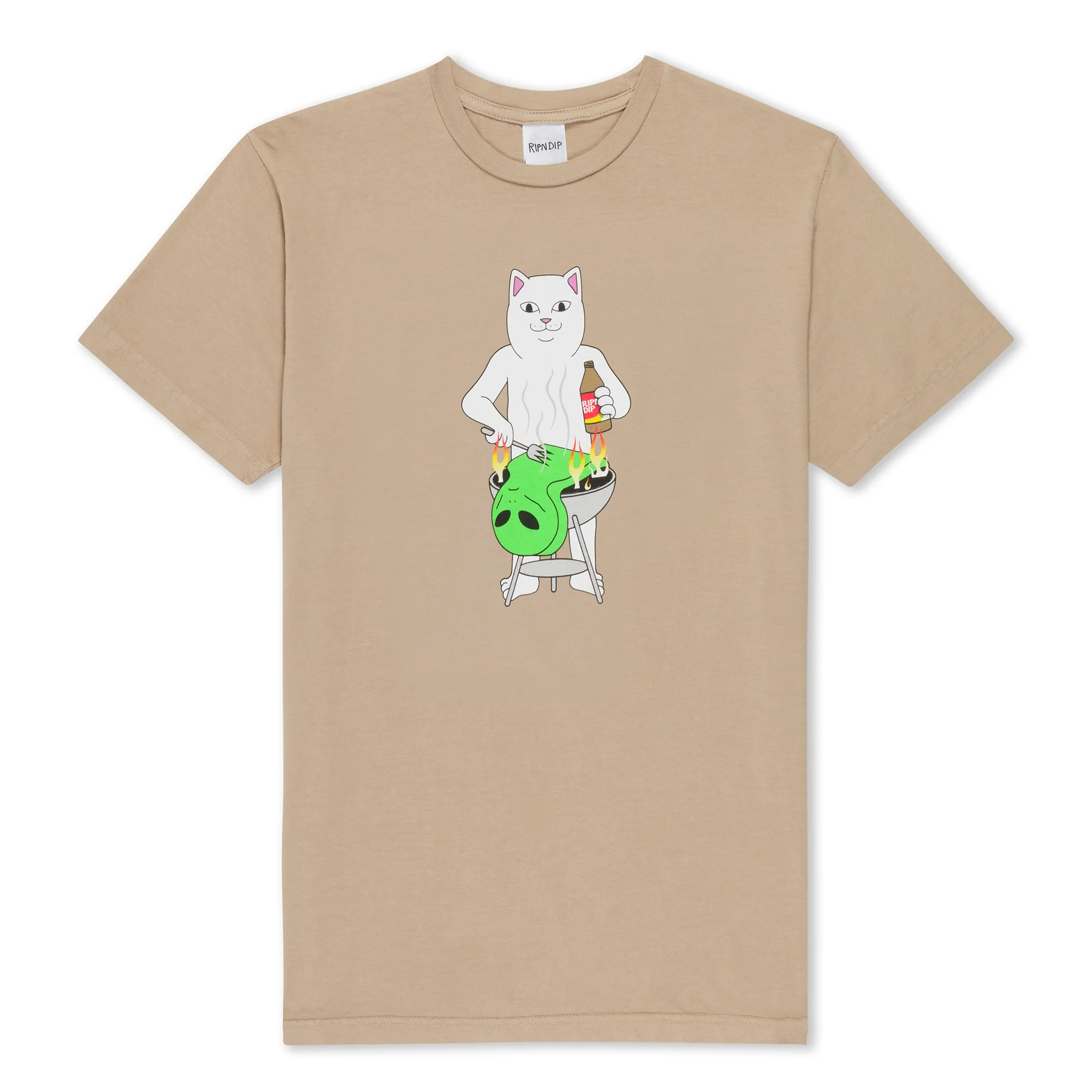 BBQ Day Tee (Almond)