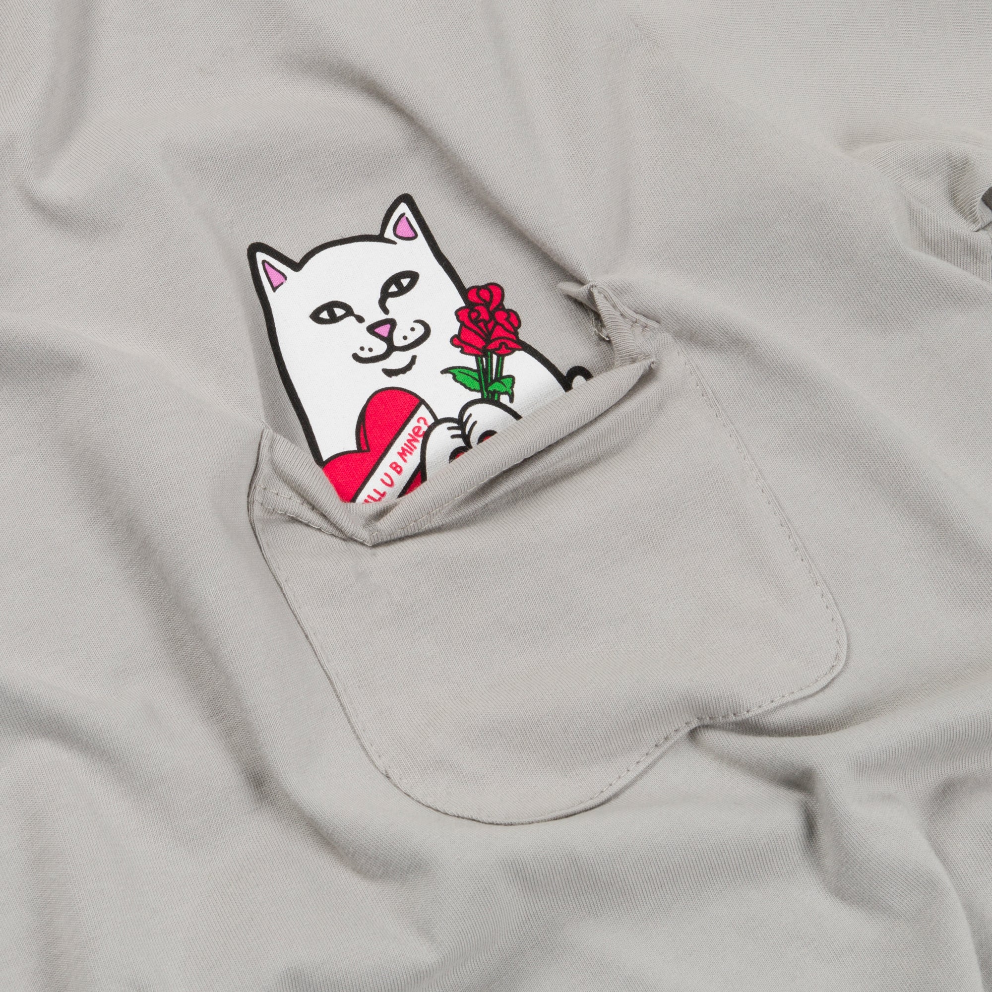 Be Mine Pocket Tee (Grey) - Image 3