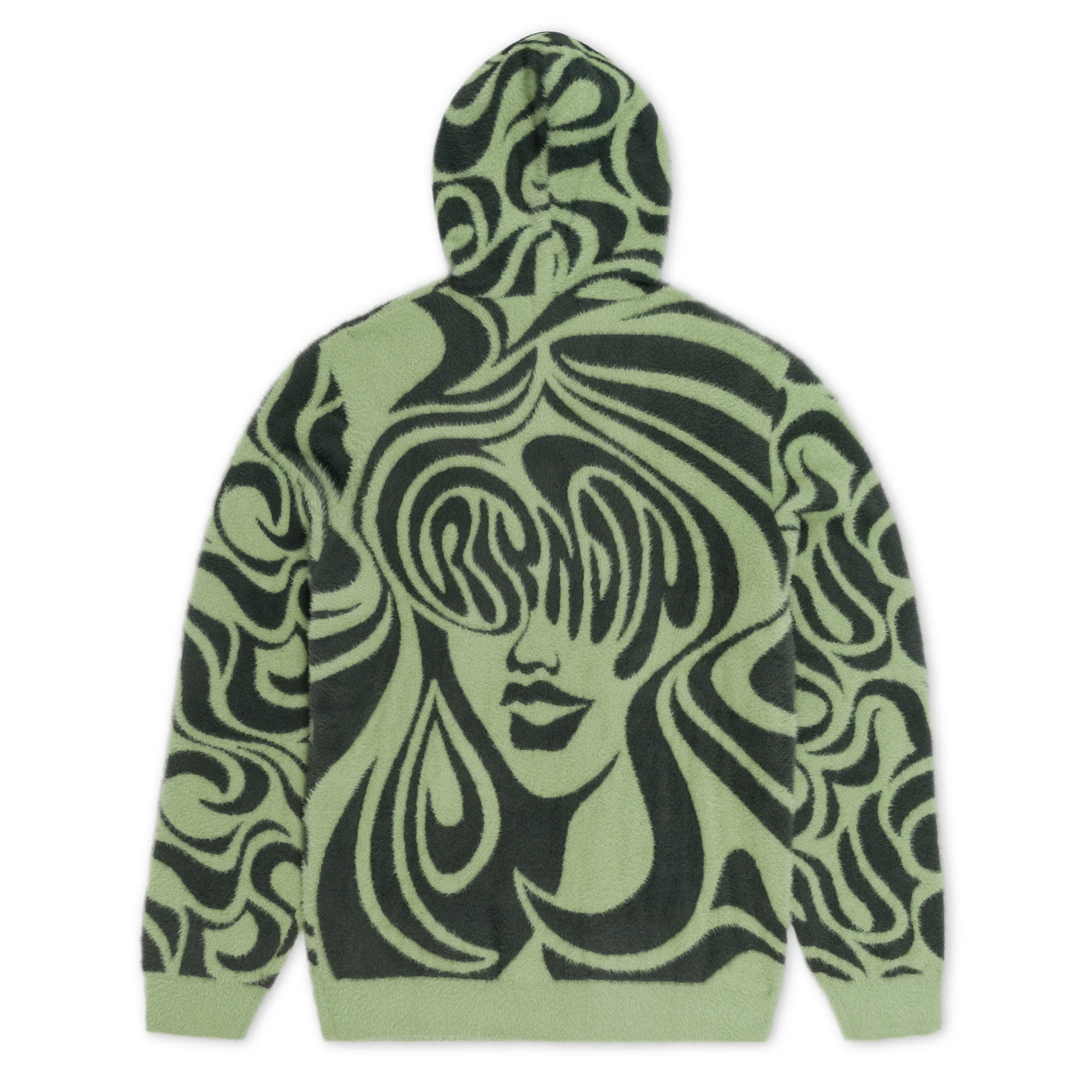 Beautiful Fomo Mohair Hoodie (Pistachio) - Image 4