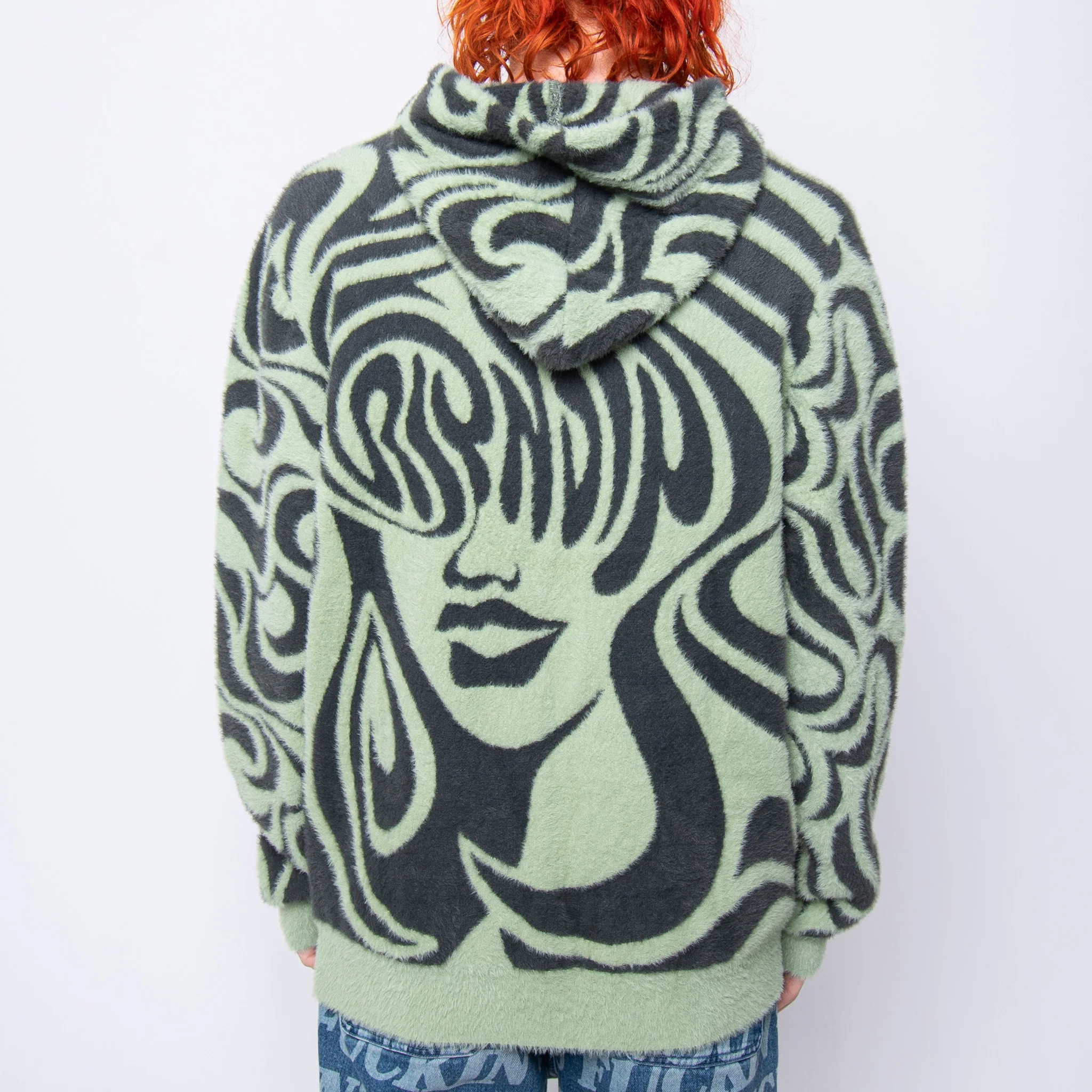Beautiful Fomo Mohair Hoodie (Pistachio) - Image 5