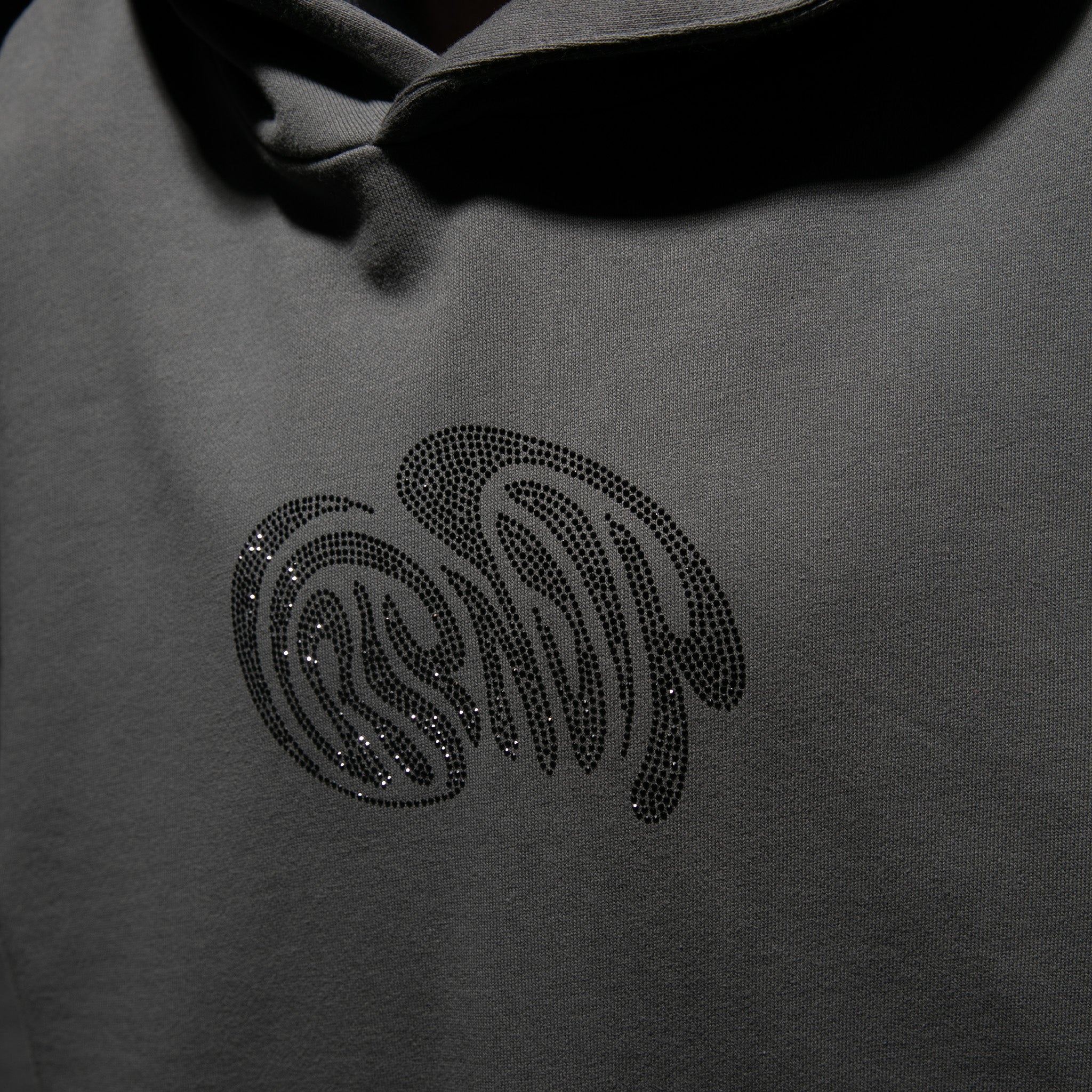 Beautiful Trip Rhinestone Hoodie (Charcoal) - Image 4