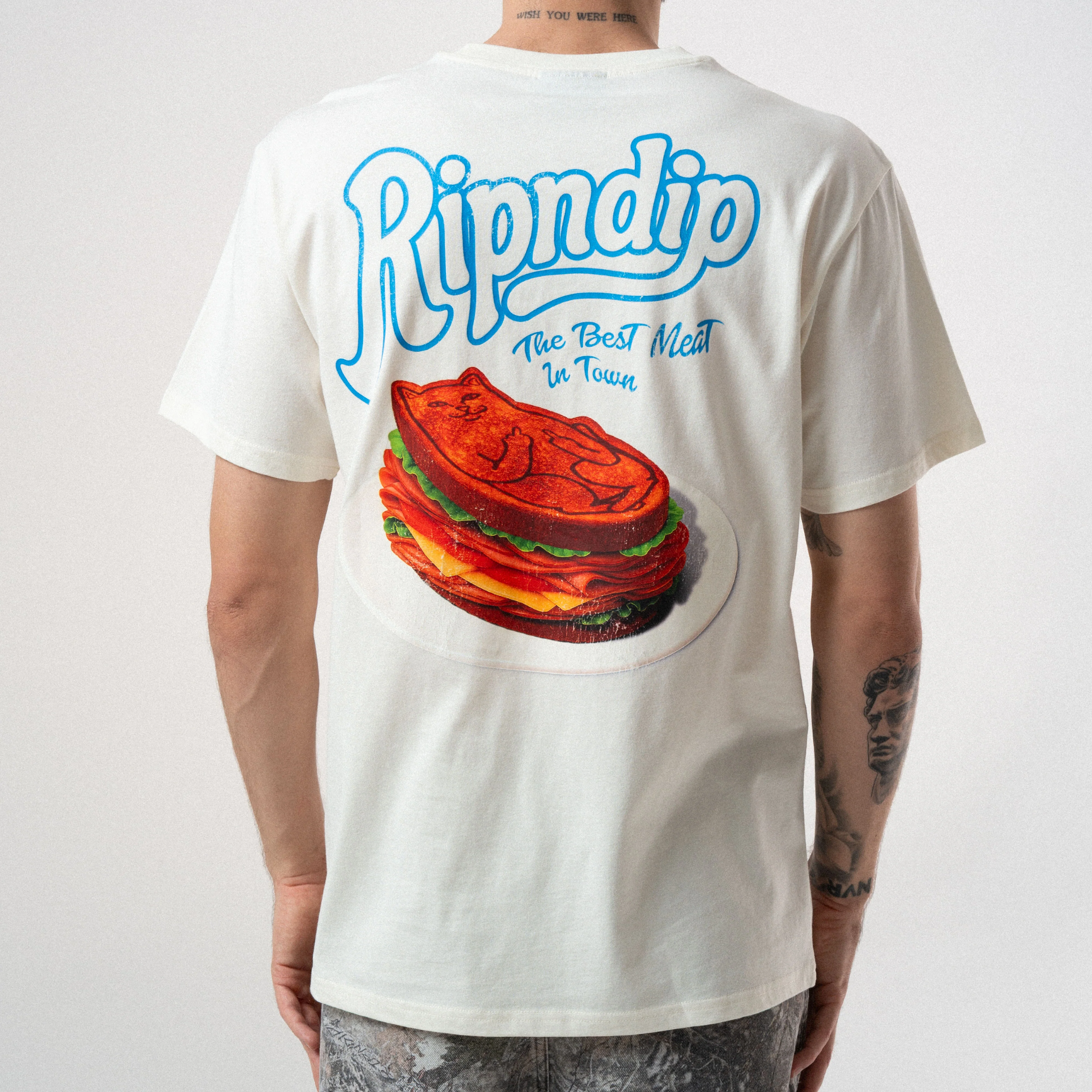 Best Meat Tee (Bone) - Image 2