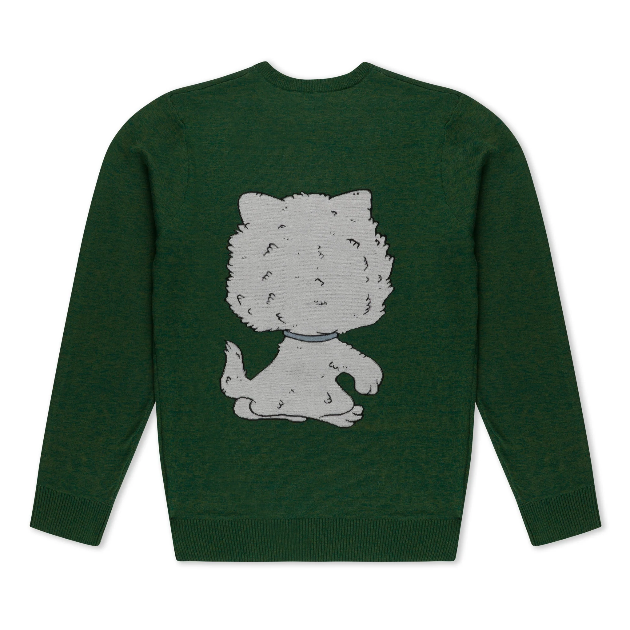 Big Head Knit Sweater (Pine Heather) - Image 3