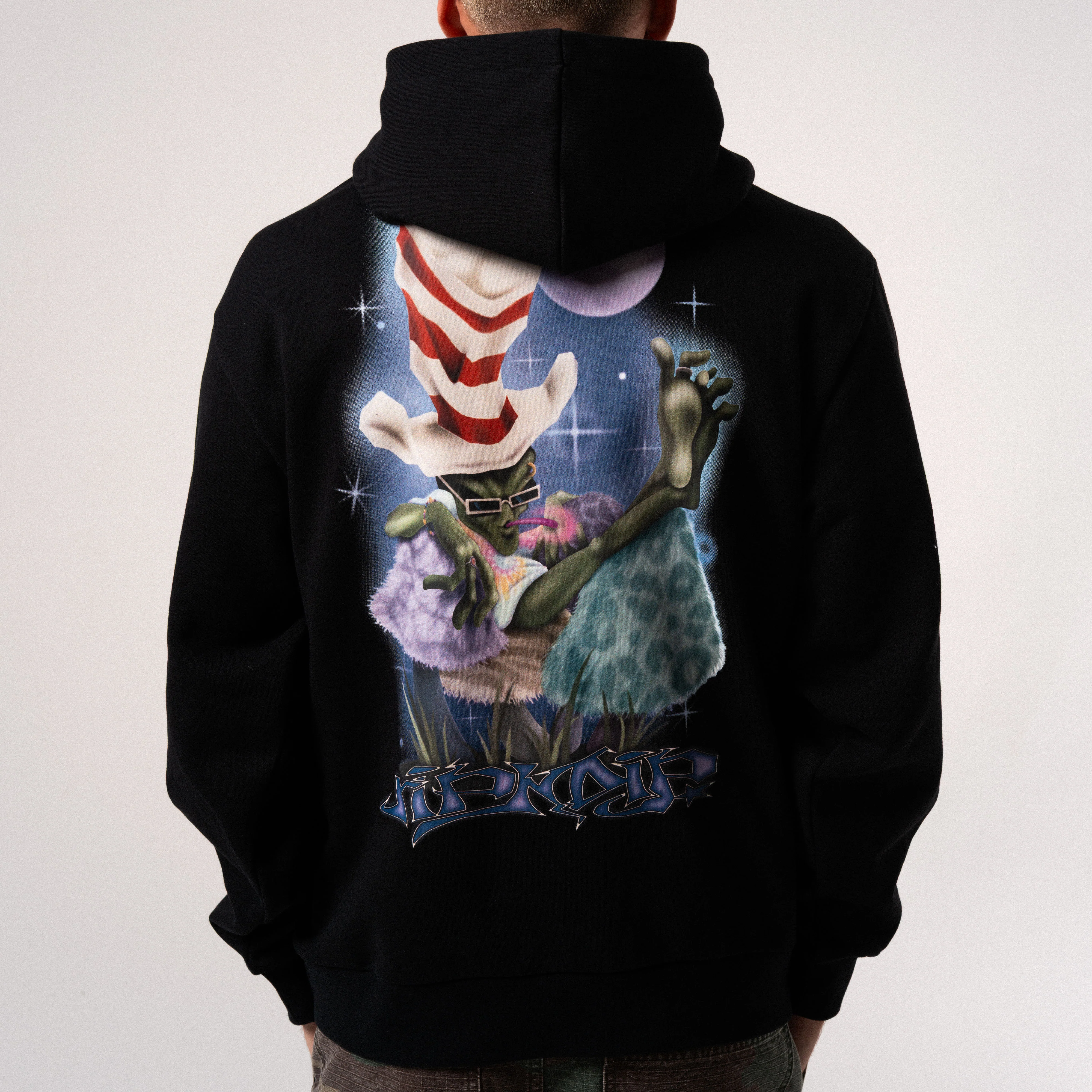 Big Poe Hoodie (Black) - Image 4