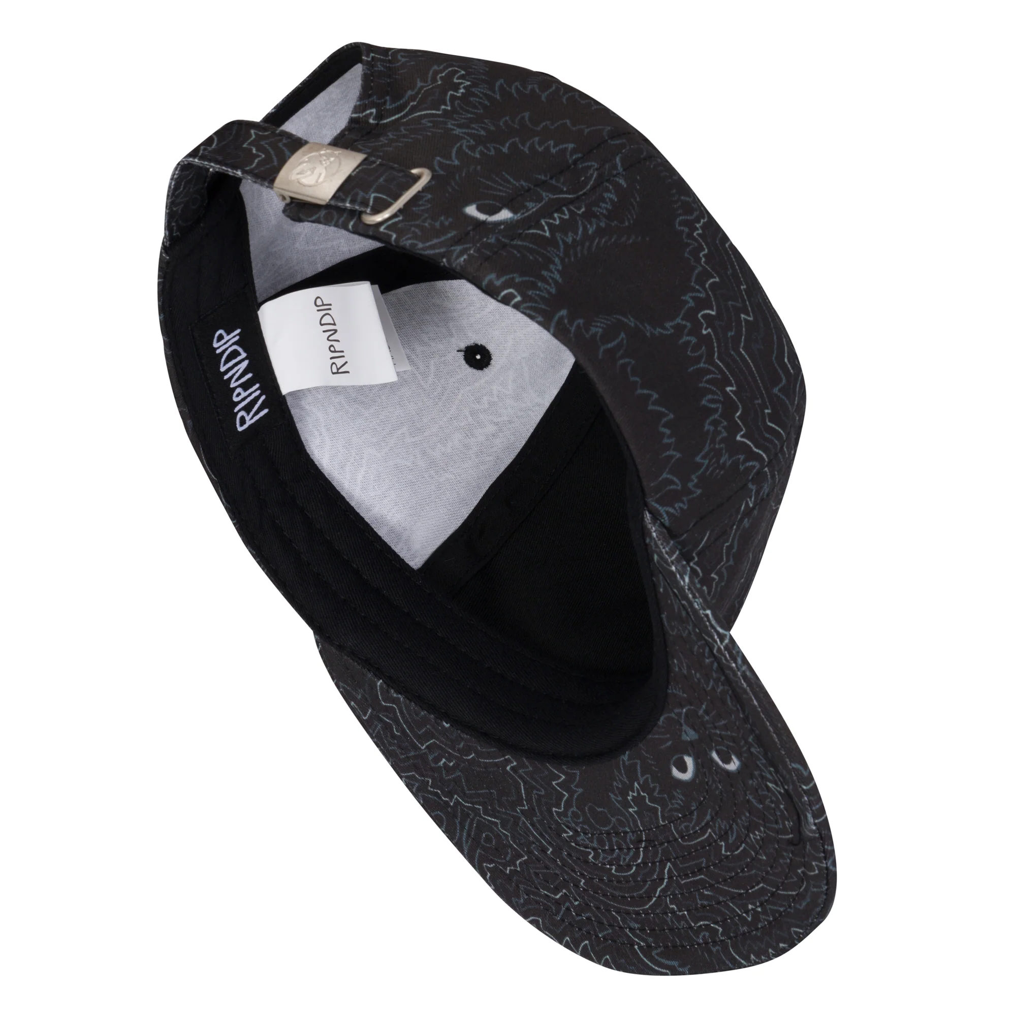 Big Pussy Energy 6 Panel Hat (Black) - Image 5