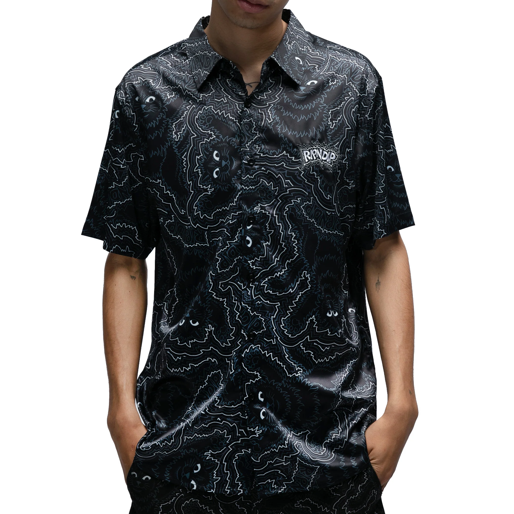Big Pussy Energy Button Up (Black) - Image 2