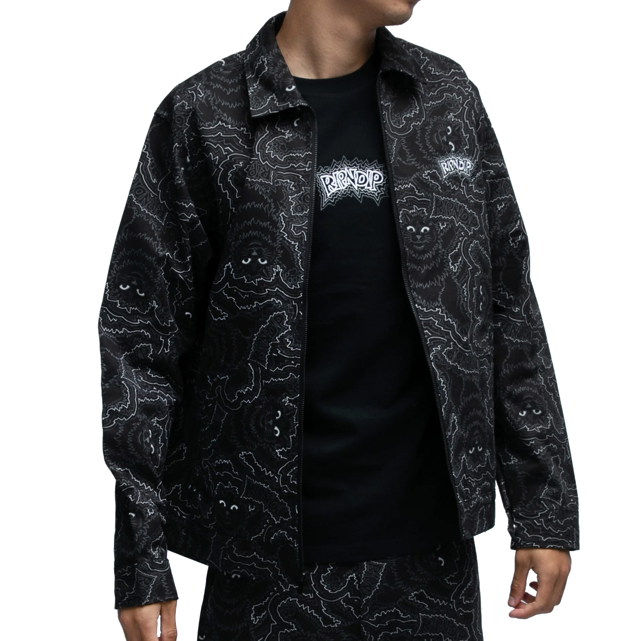 Big Pussy Energy Work Jacket (Black) - Image 2