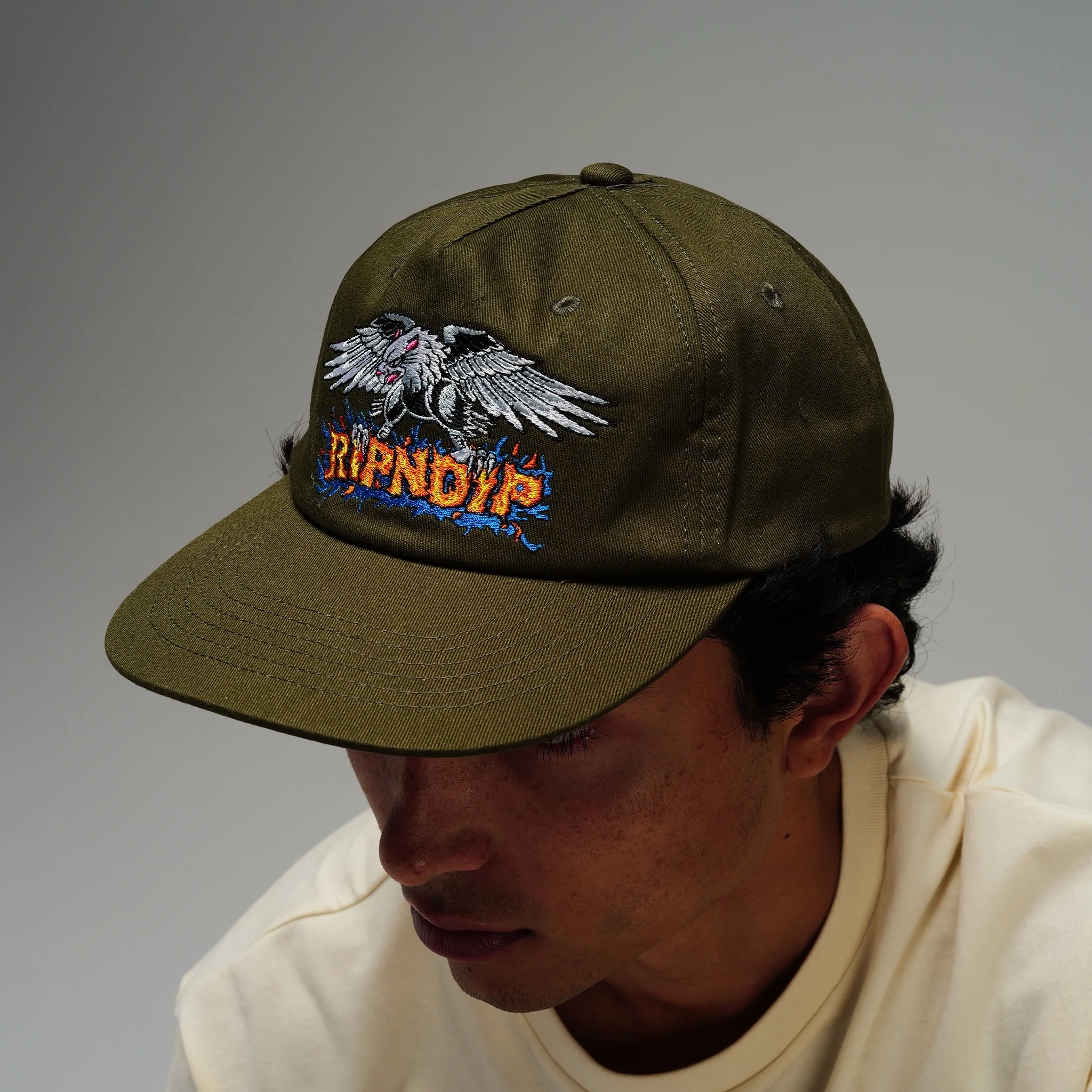 Birdy Snapback (Dark Olive) - Image 2