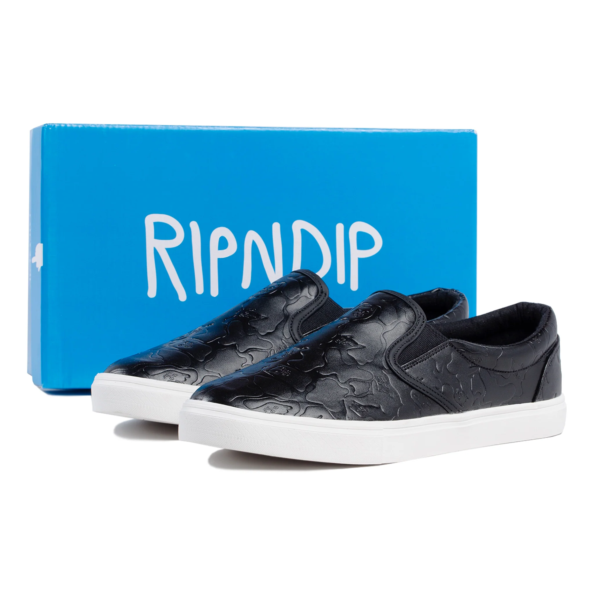 Blackout Camo Slip Ons - Image 4