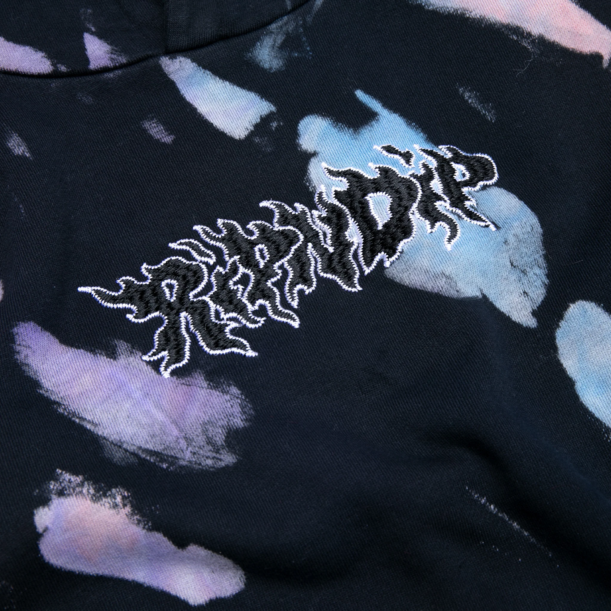 Blaze Hoodie (Black/Peach/Purple Tie Dye) - Image 4