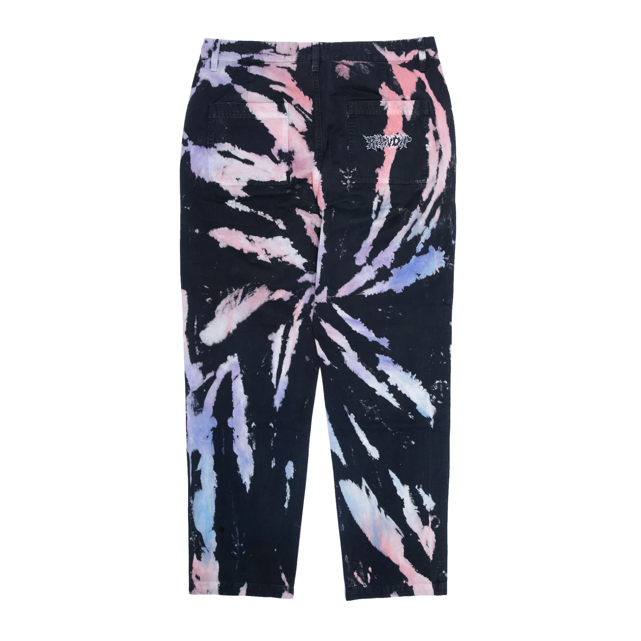 Blaze Pants (Black/Peach/Purple Tie Dye) - Image 3