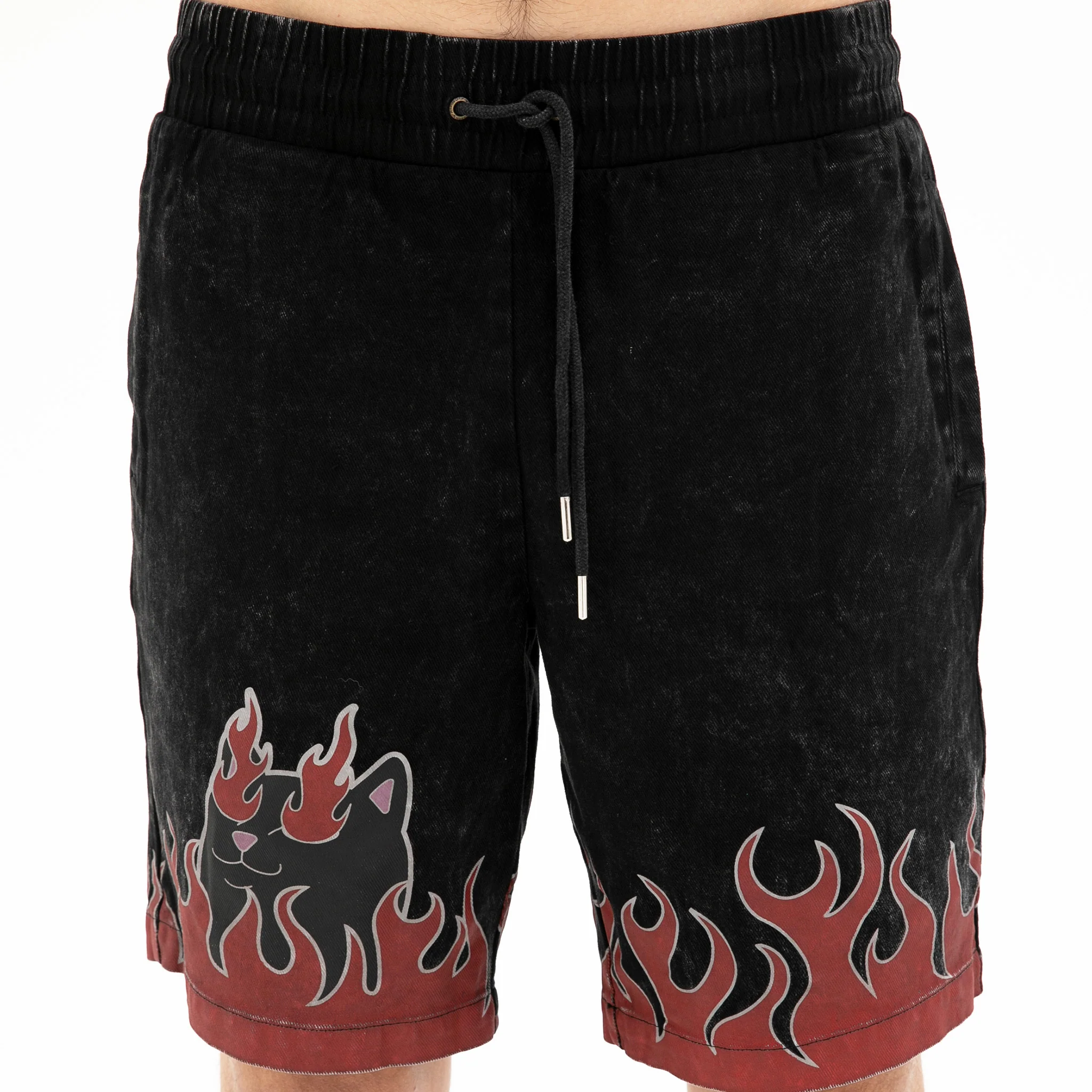 Bliss Shorts (Black Mineral Wash) - Image 2