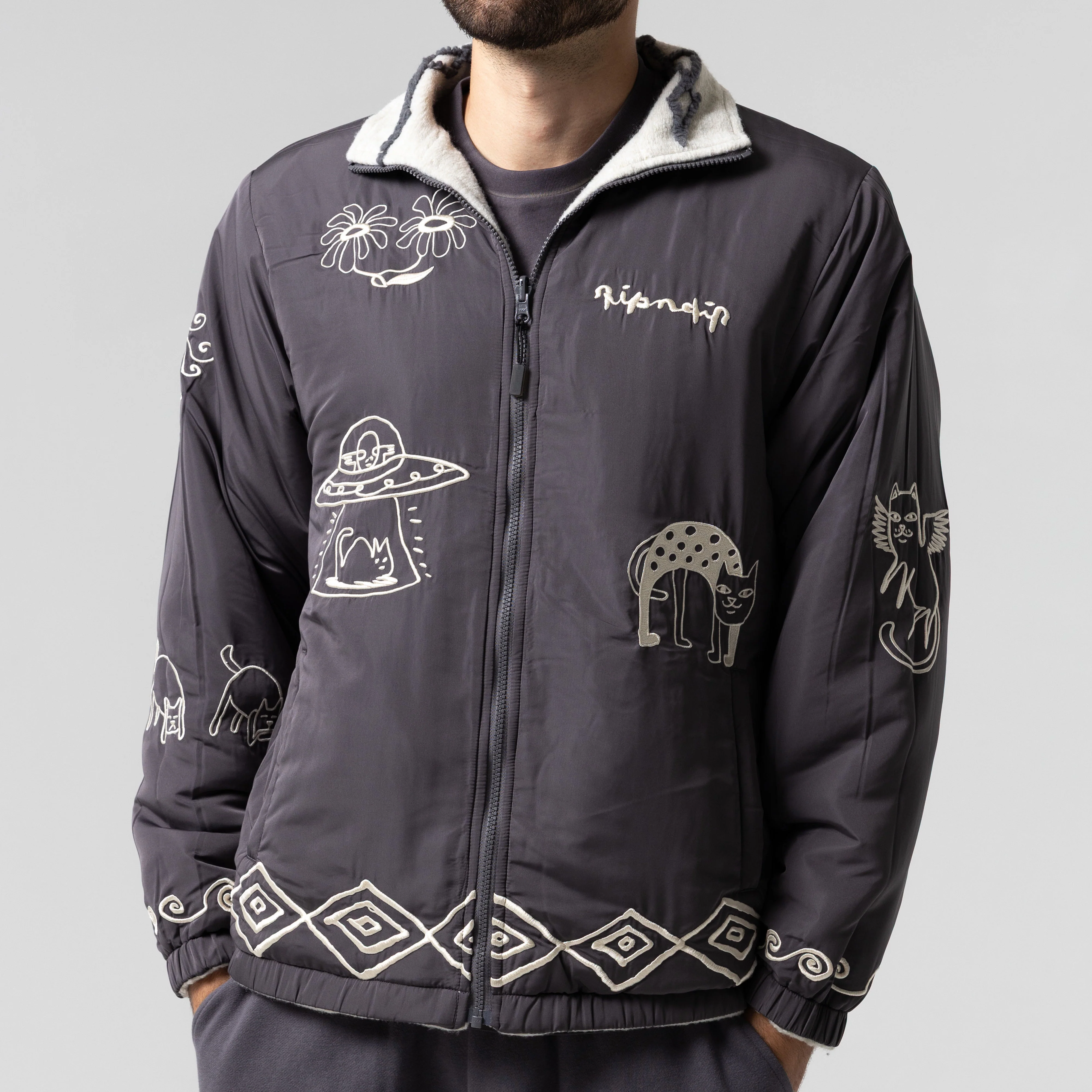 Blonded Reversible Jacket (Sand / Charcoal) - Image 2