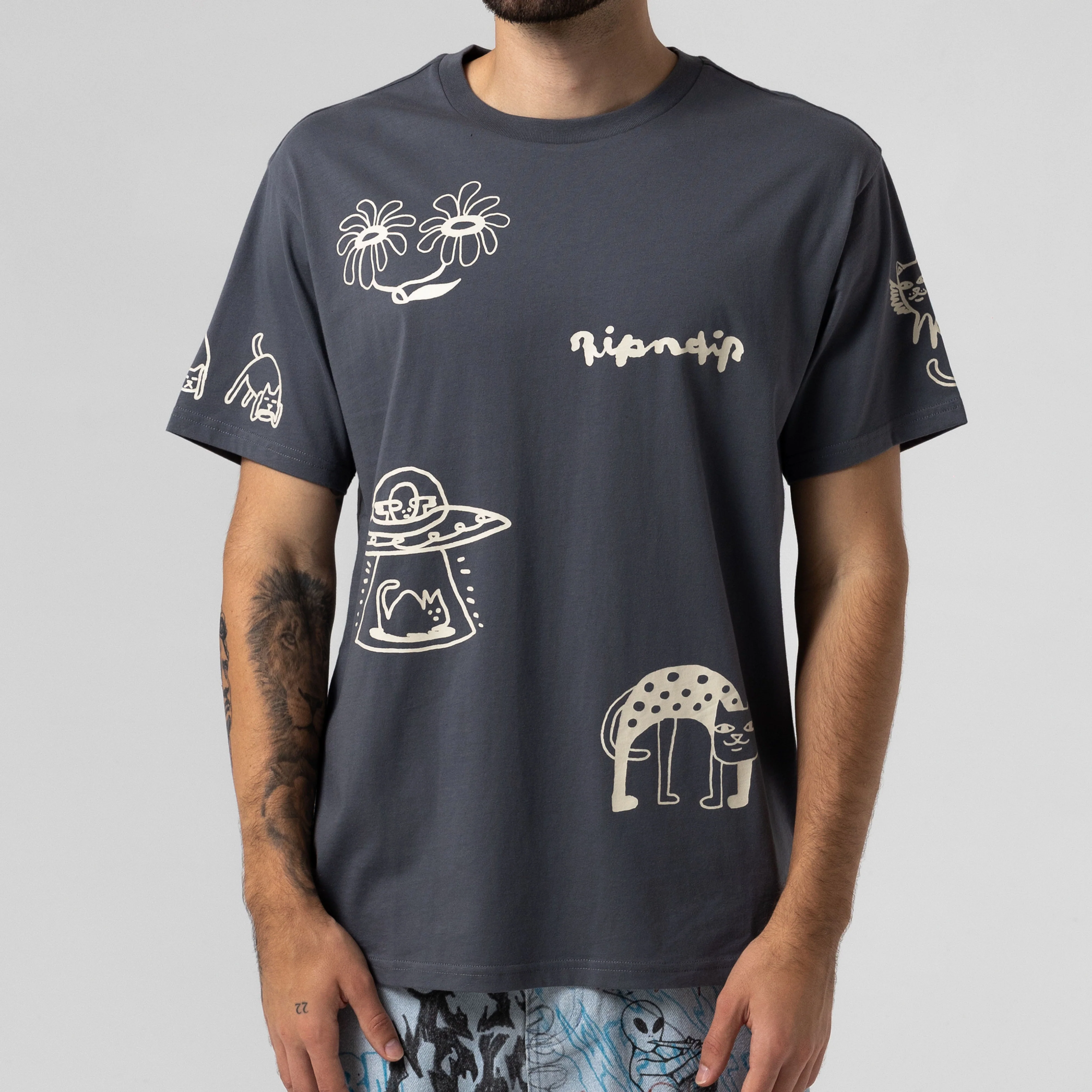 Blonded Tee (Charcoal) - Image 2