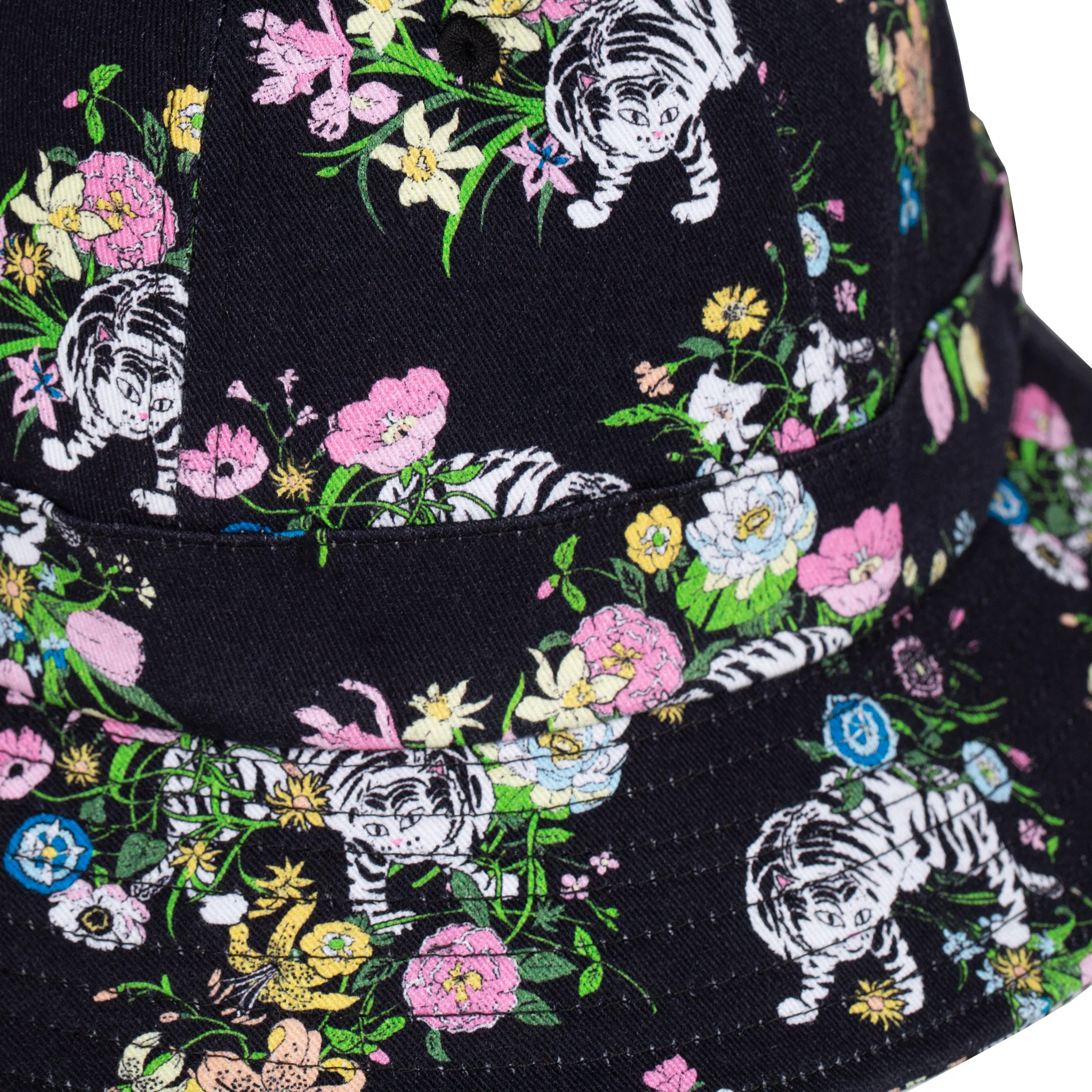 Blooming Nerm Cotton Twill Bucket (Black) - Image 2