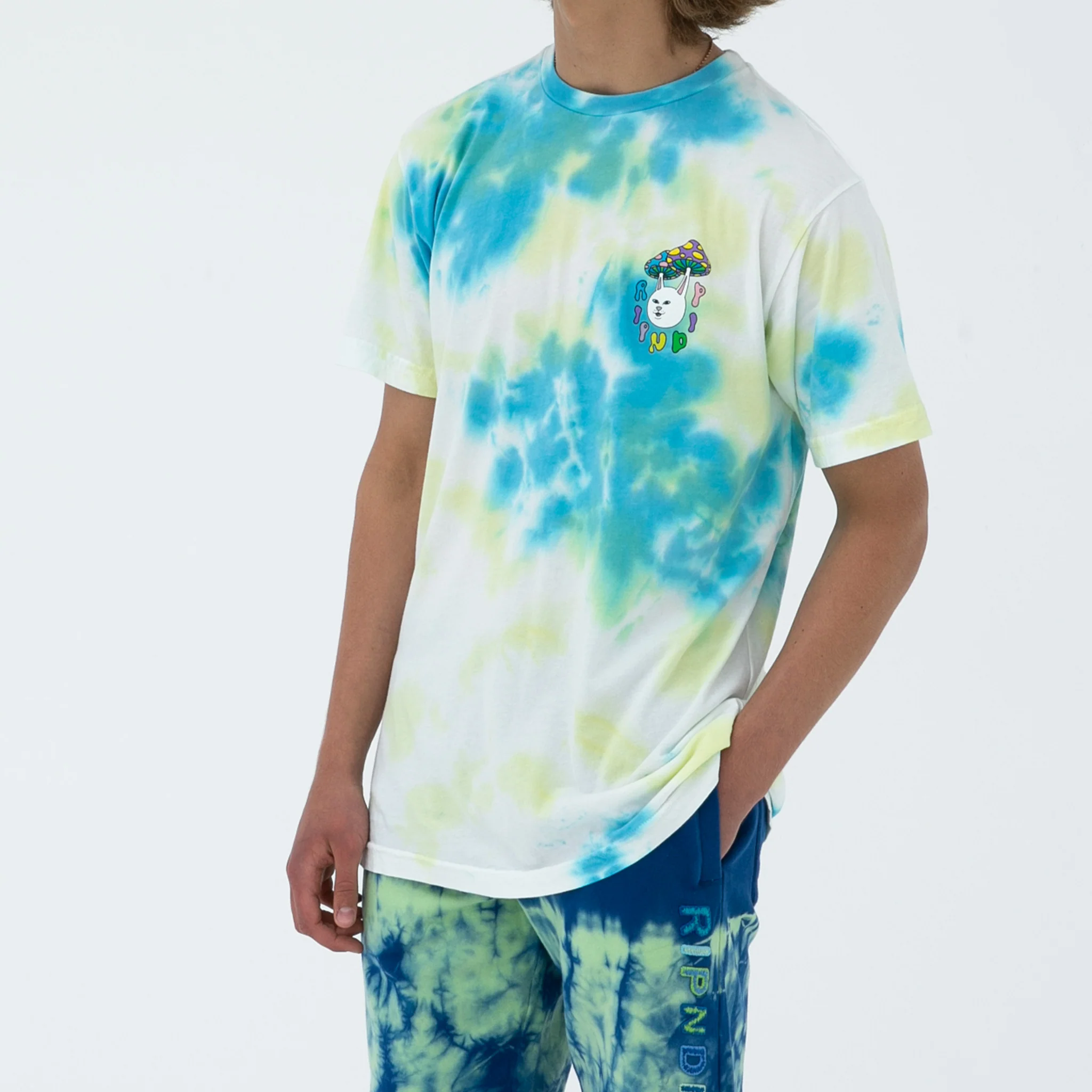 Boomer Gang Tee (Yellow/Blue Acid Wash) - Image 2