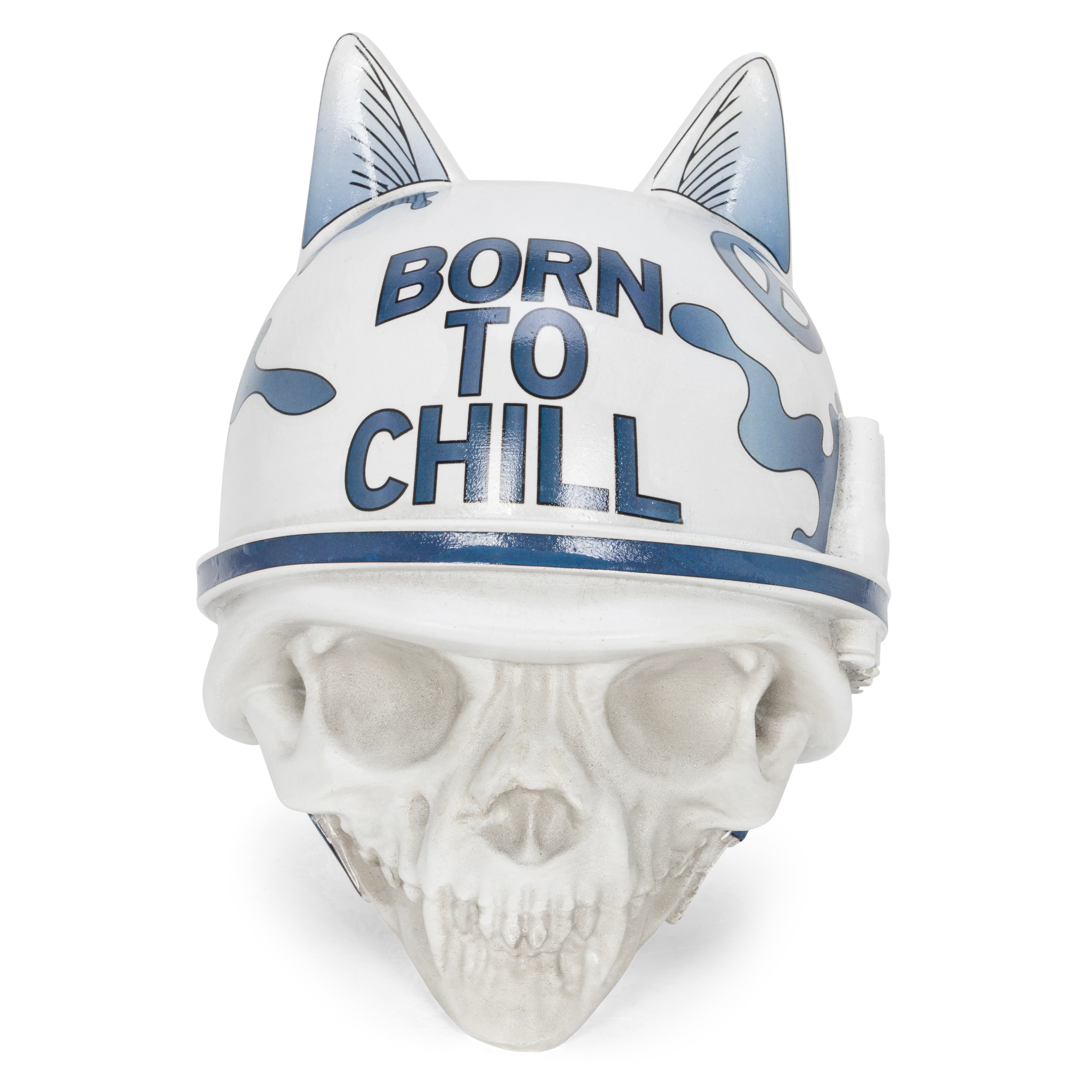 Born To Chill Ceramic Incense Holder (Indigo) - Image 5