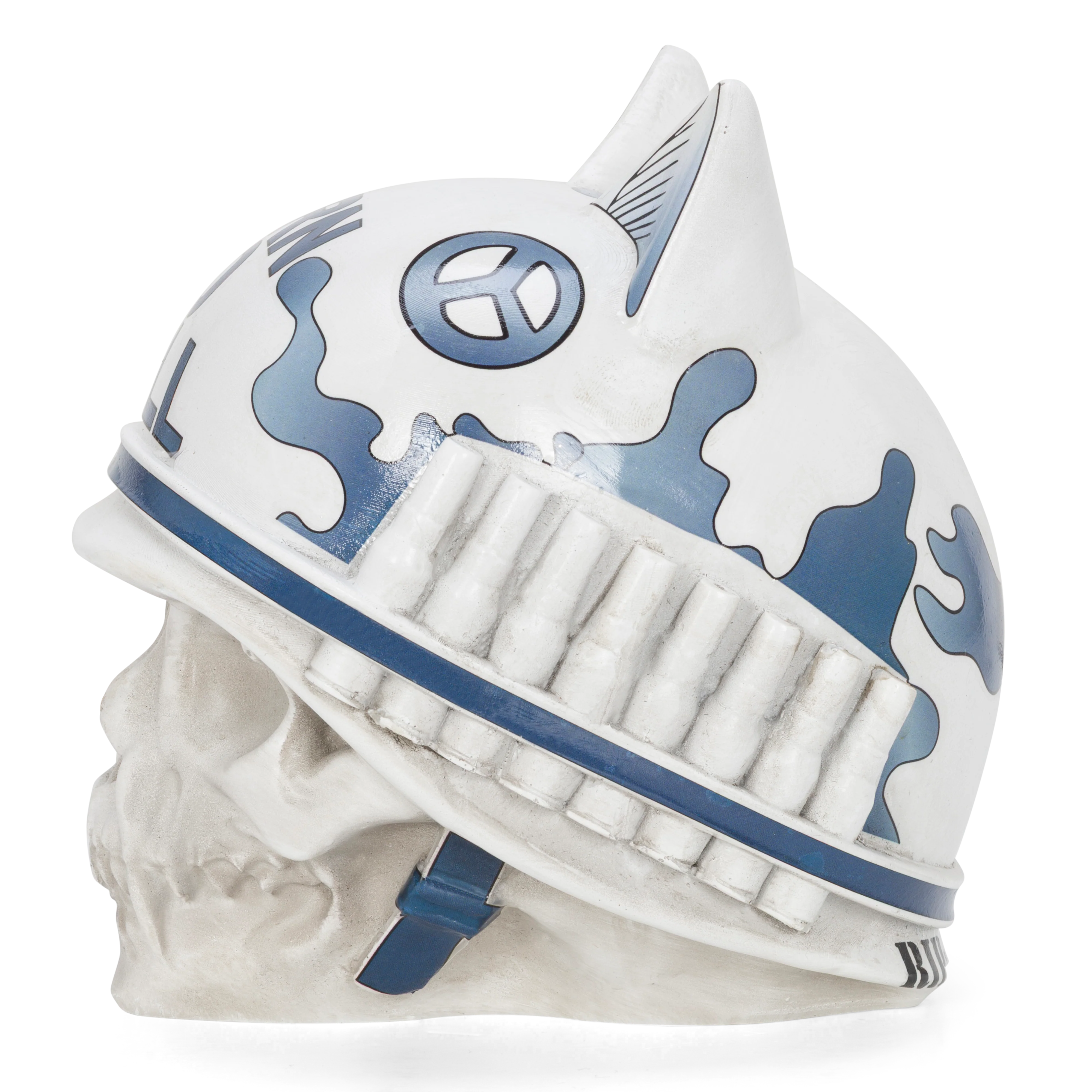 Born To Chill Ceramic Incense Holder (Indigo) - Image 7