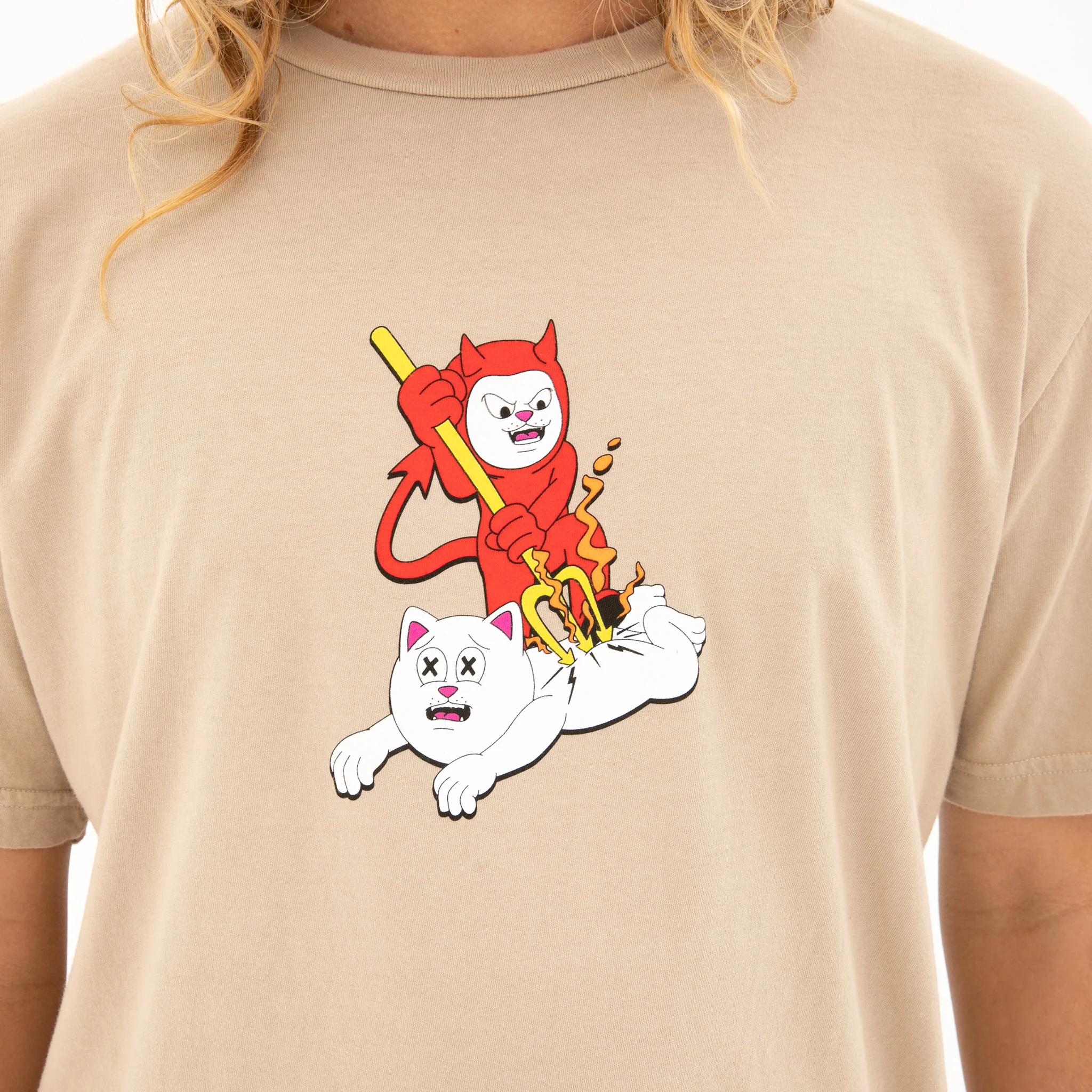 Branded Tee (Almond) - Image 2