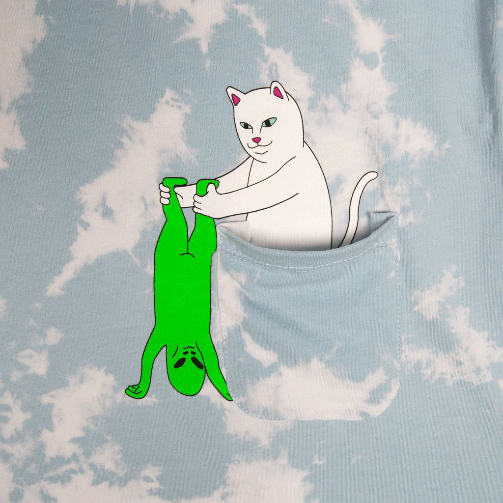 Break Yo Self Pocket Tee (Cloud Wash) - Image 2