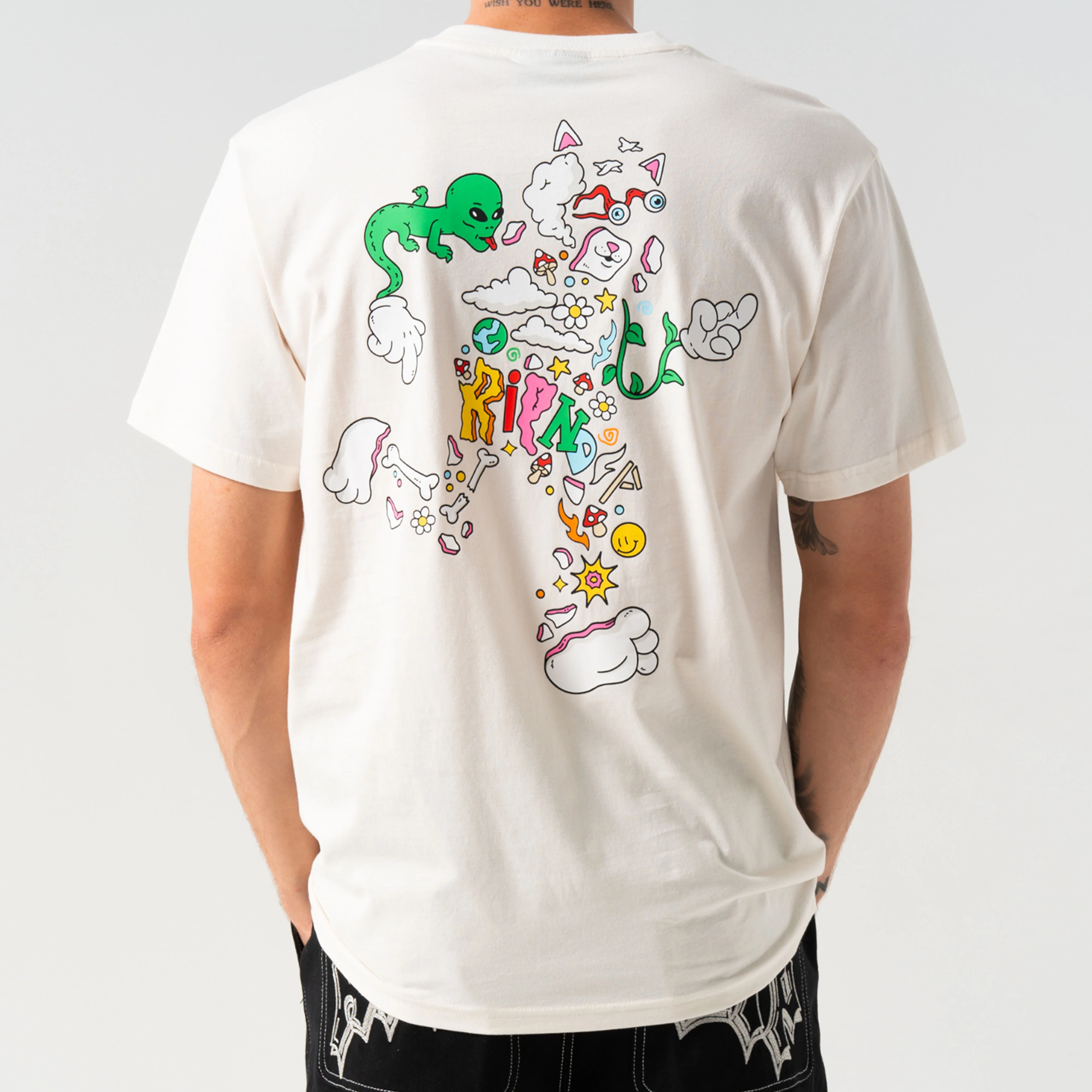 Broken Down Tee (Bone) - Image 2