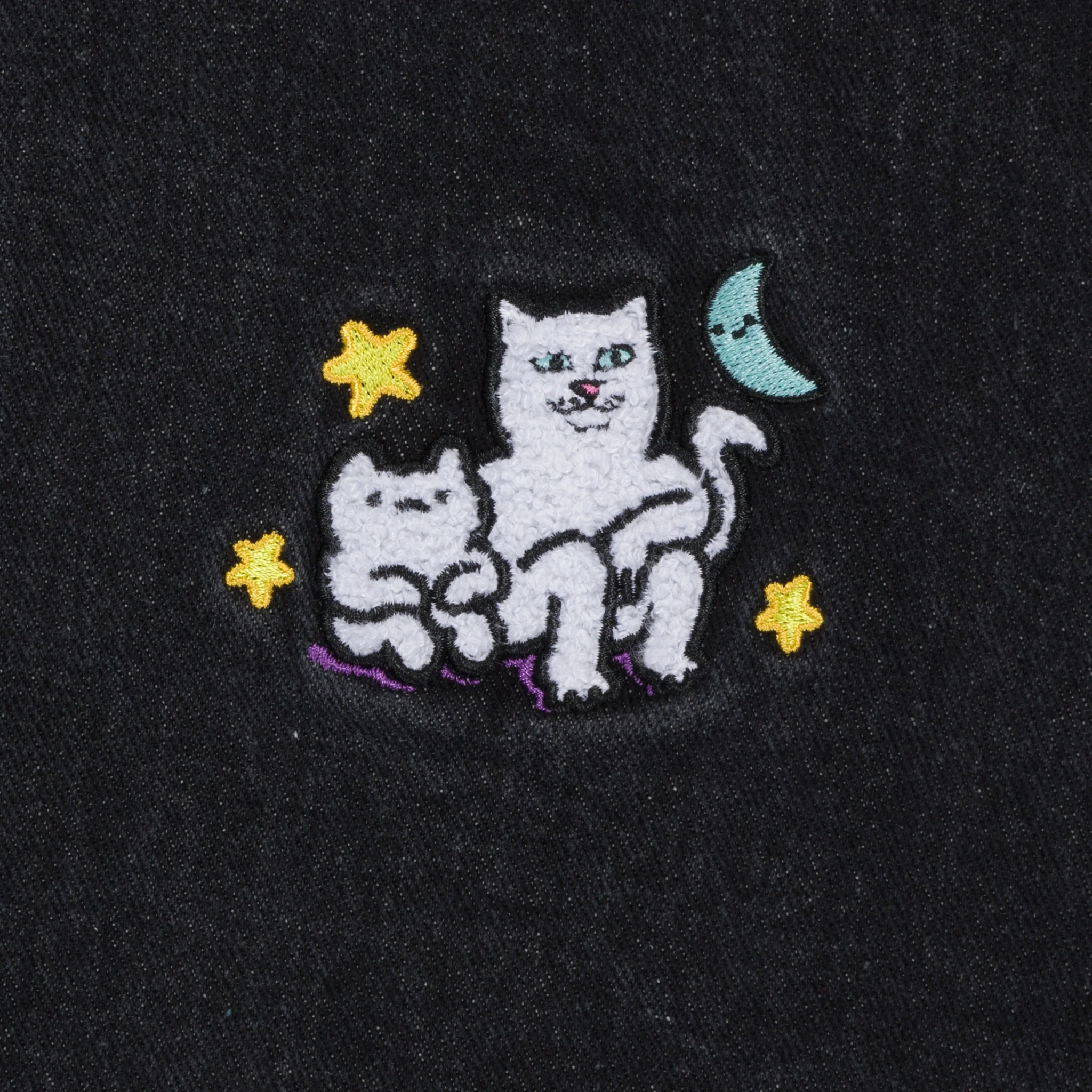 Buddies In Space Jacket (Black Denim Wash) - Image 3