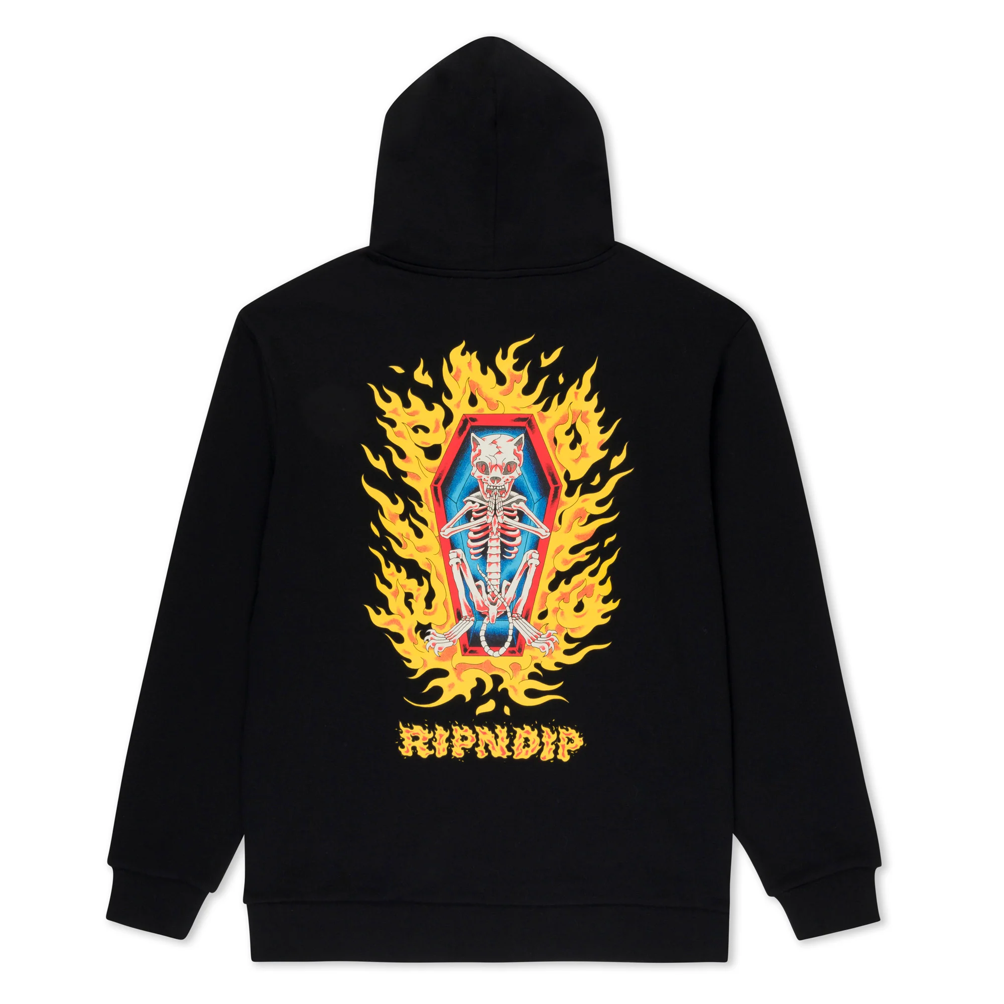 Burn In Heck Hoodie (Black) - Image 3
