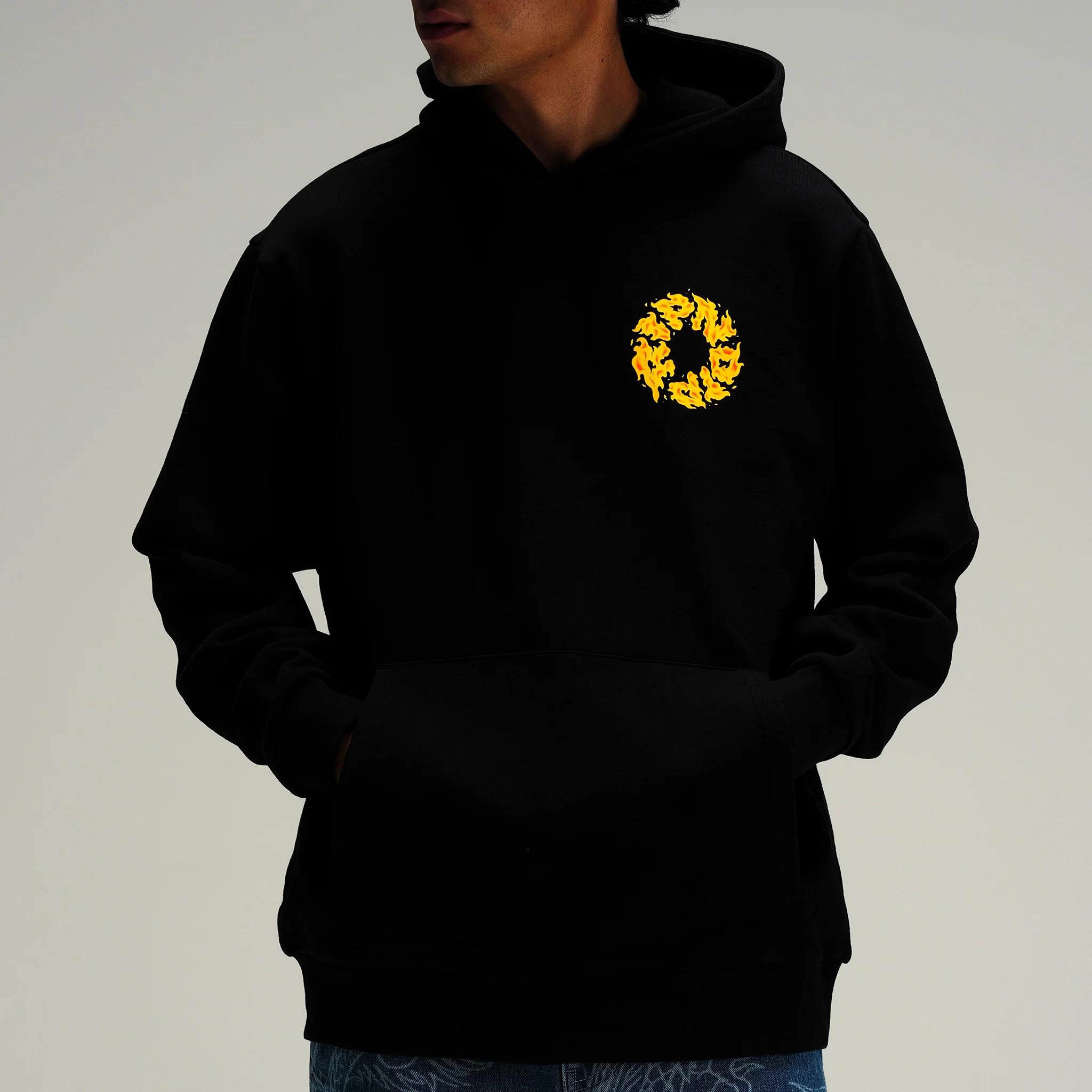 Burn In Heck Hoodie (Black) - Image 4