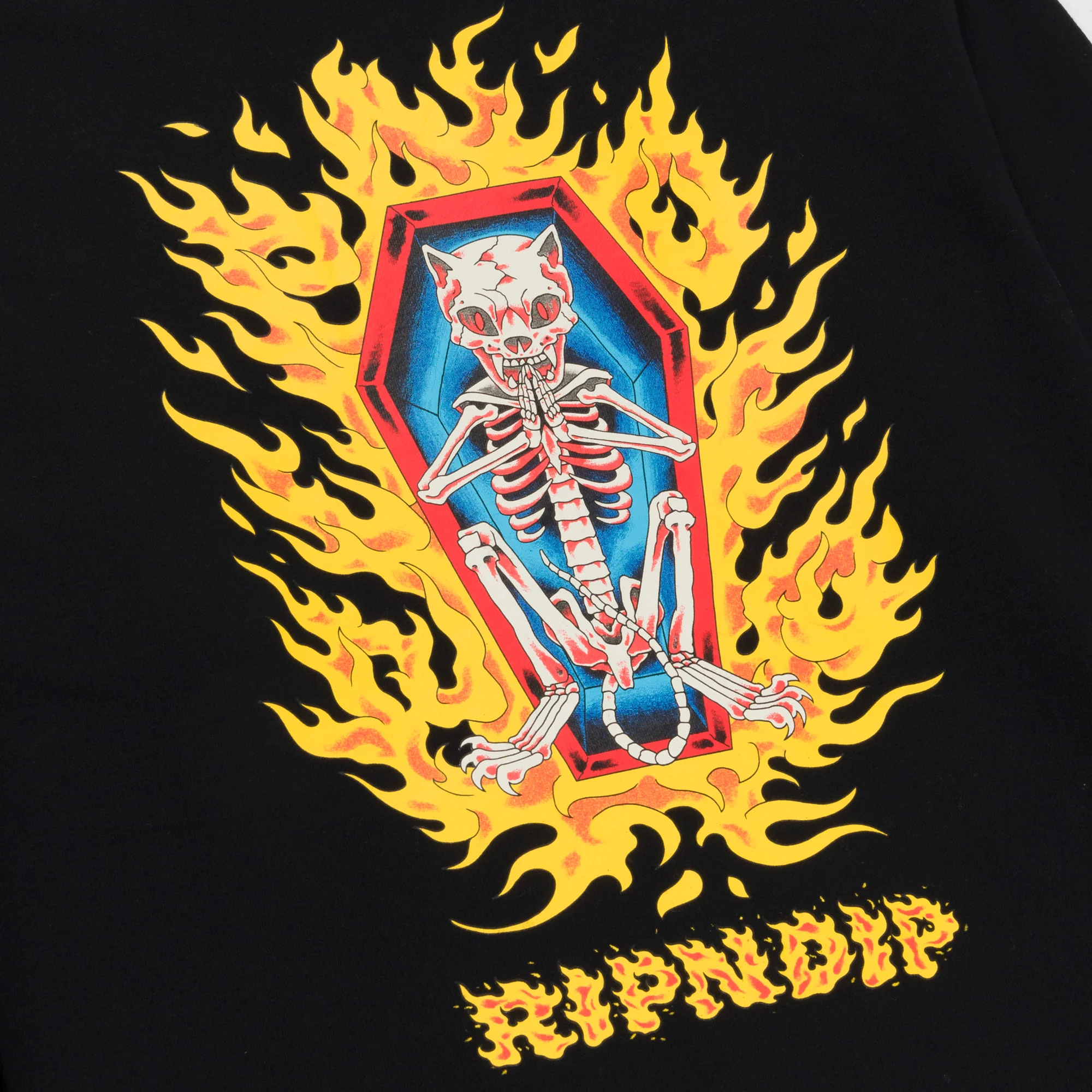 Burn In Heck Hoodie (Black) - Image 5