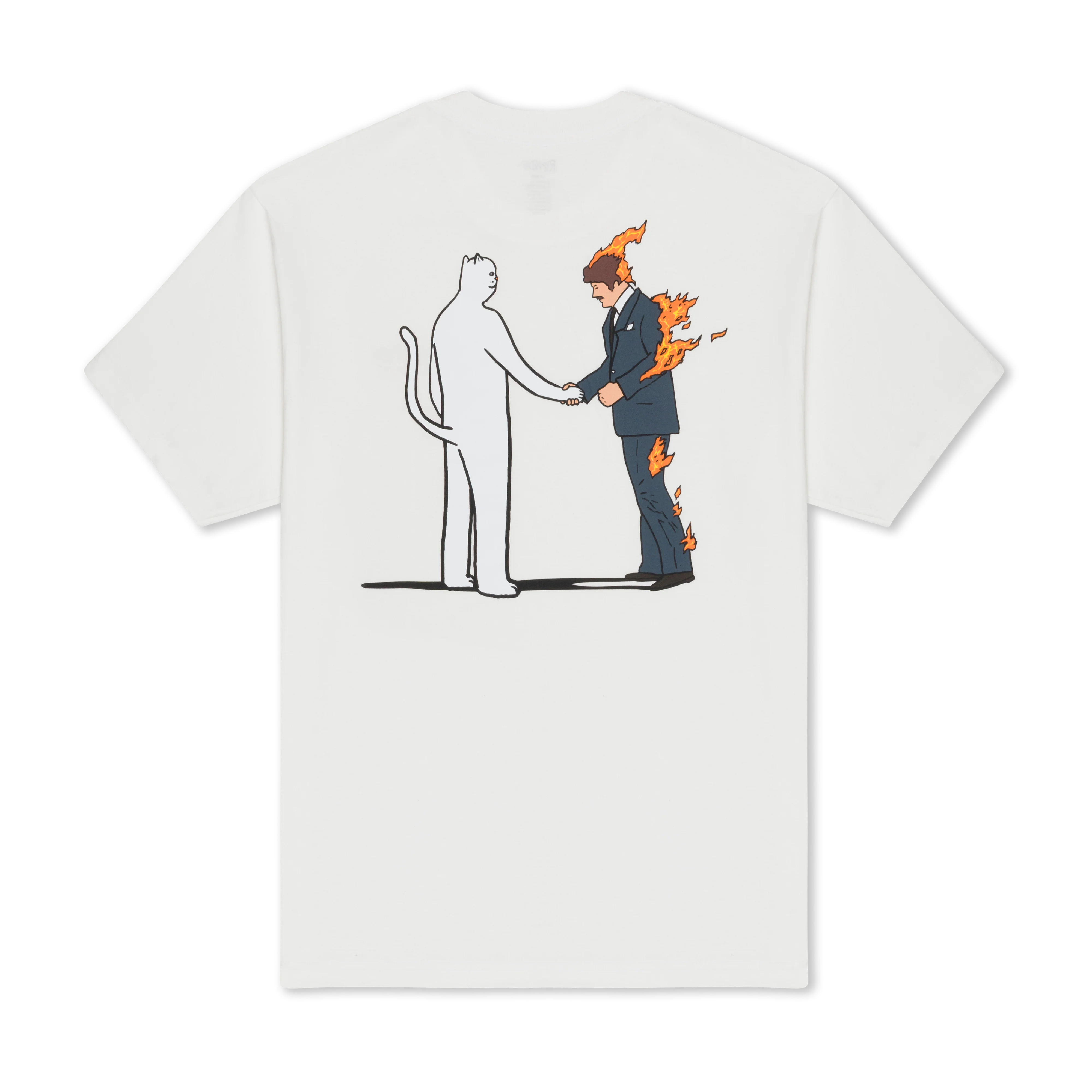 Burn Tee (Bone)