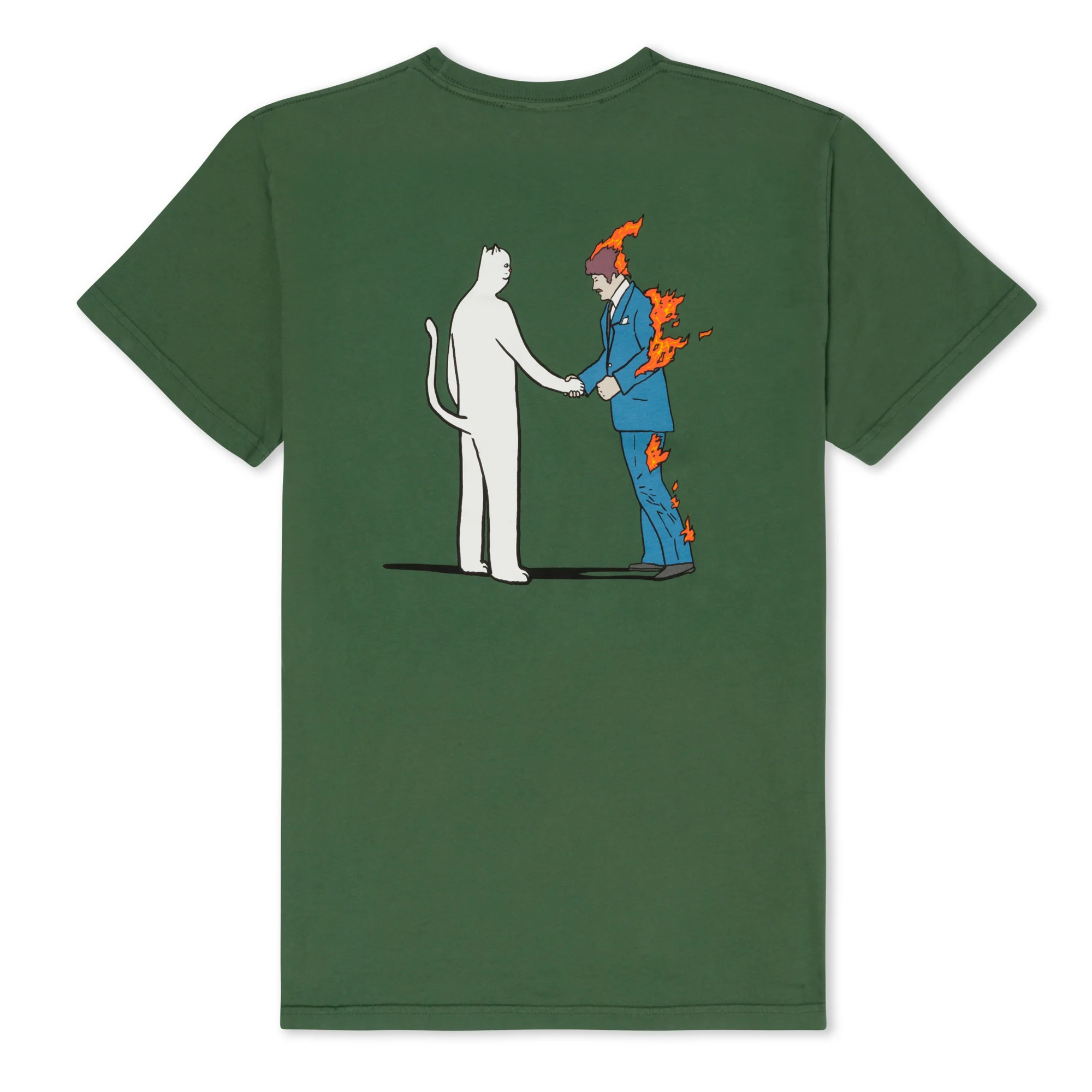 Burn Tee (Olive)