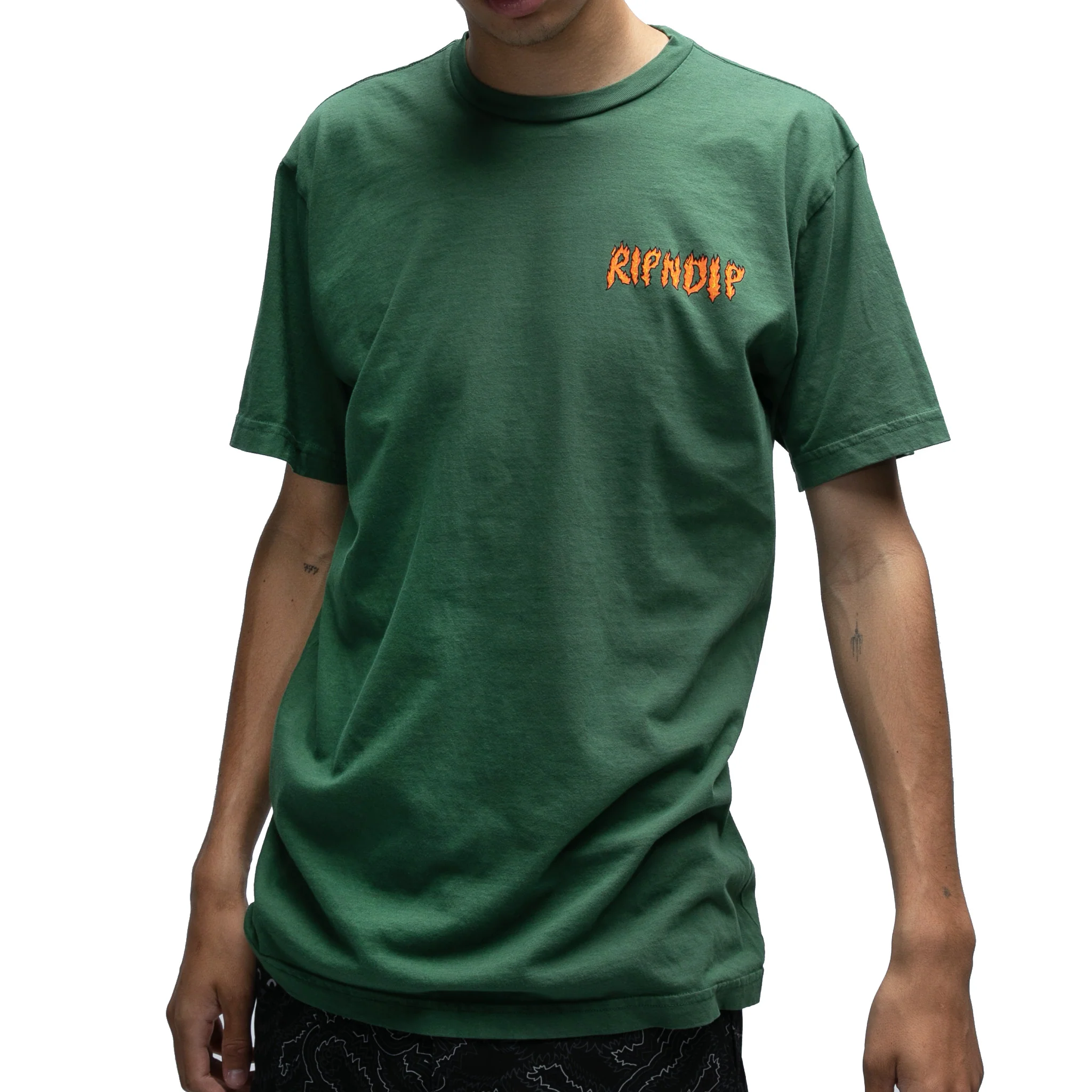 Burn Tee (Olive) - Image 2