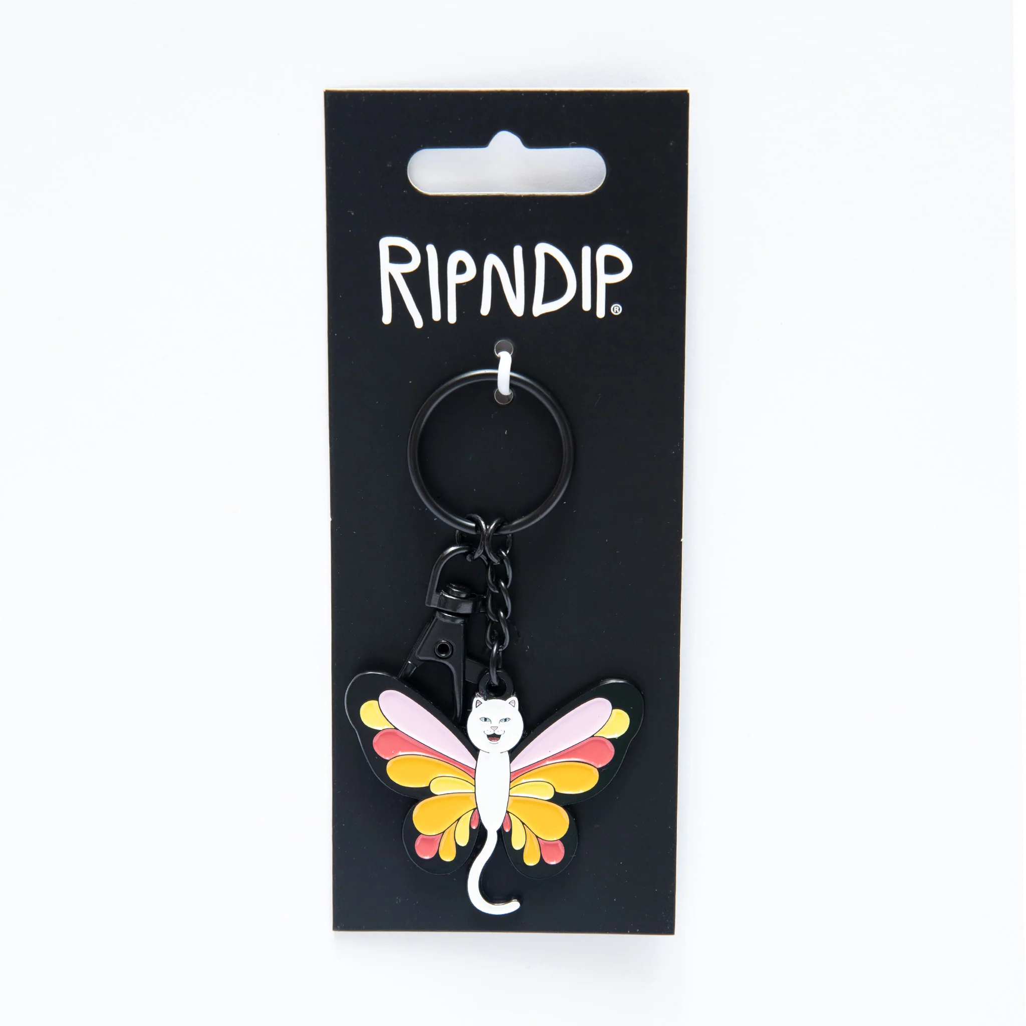 Butterfly Nerm Metal Keychain - Image 2