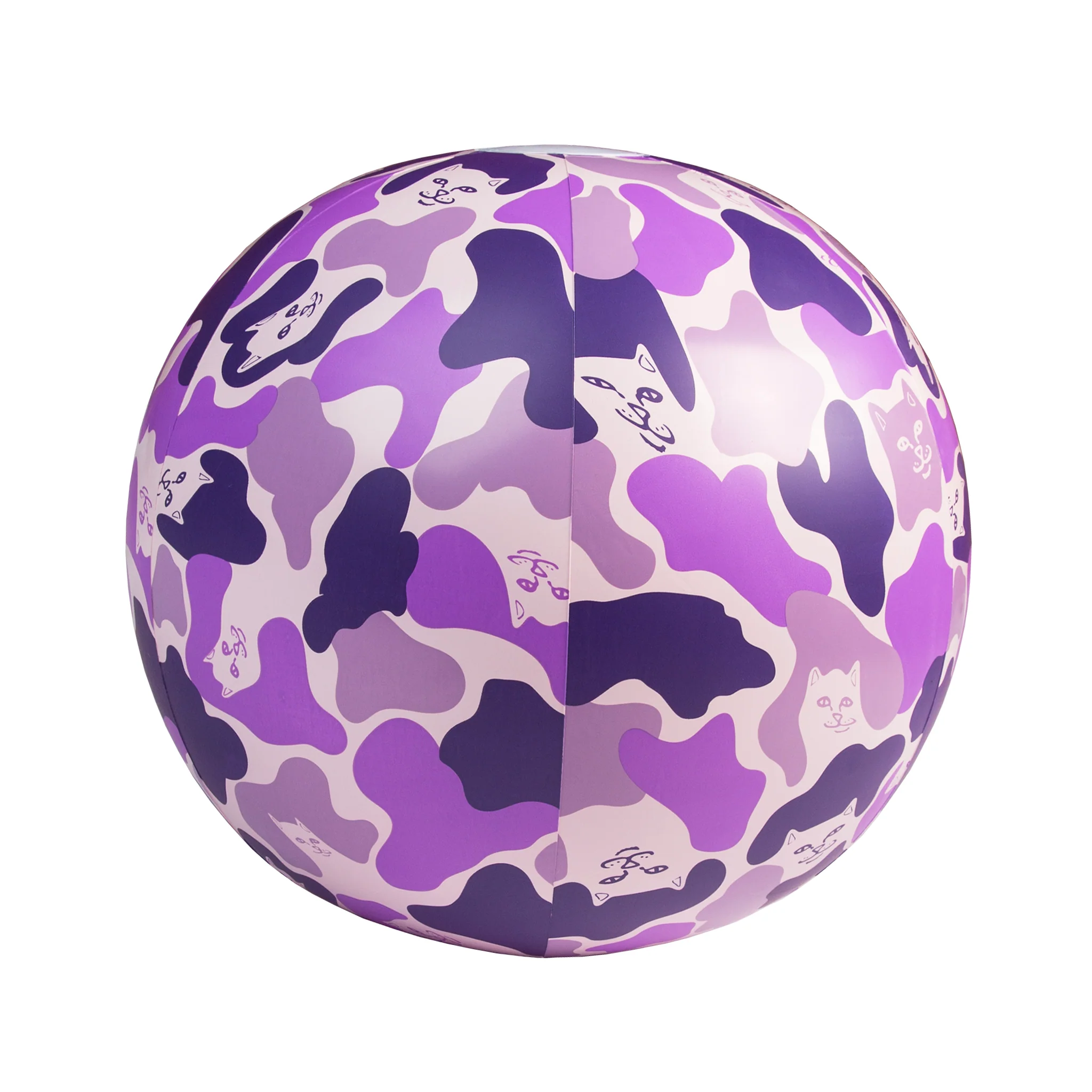 Camo Beach Ball (Purple) - Image 2