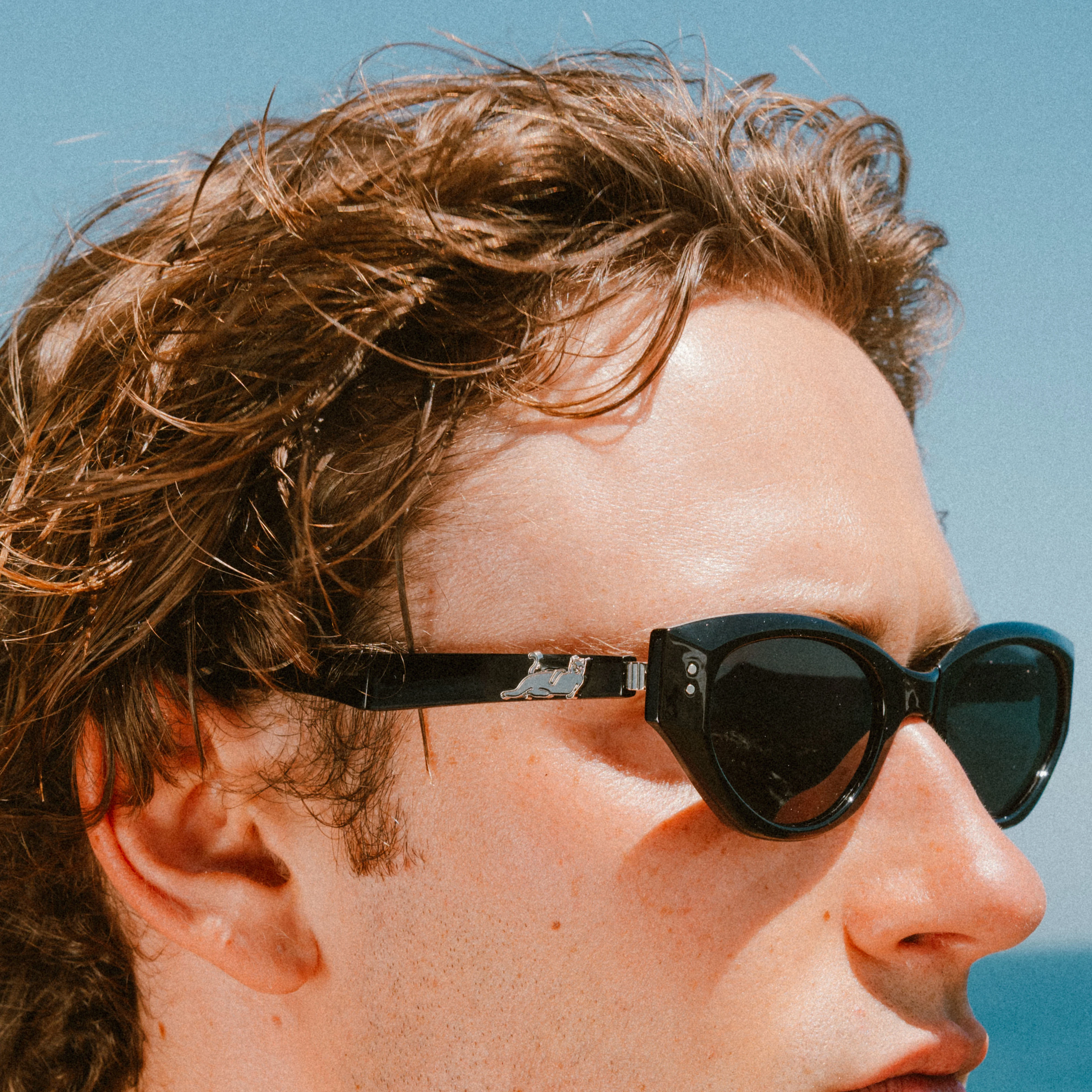 Castanza Folding Sunglasses (Black) - Image 2