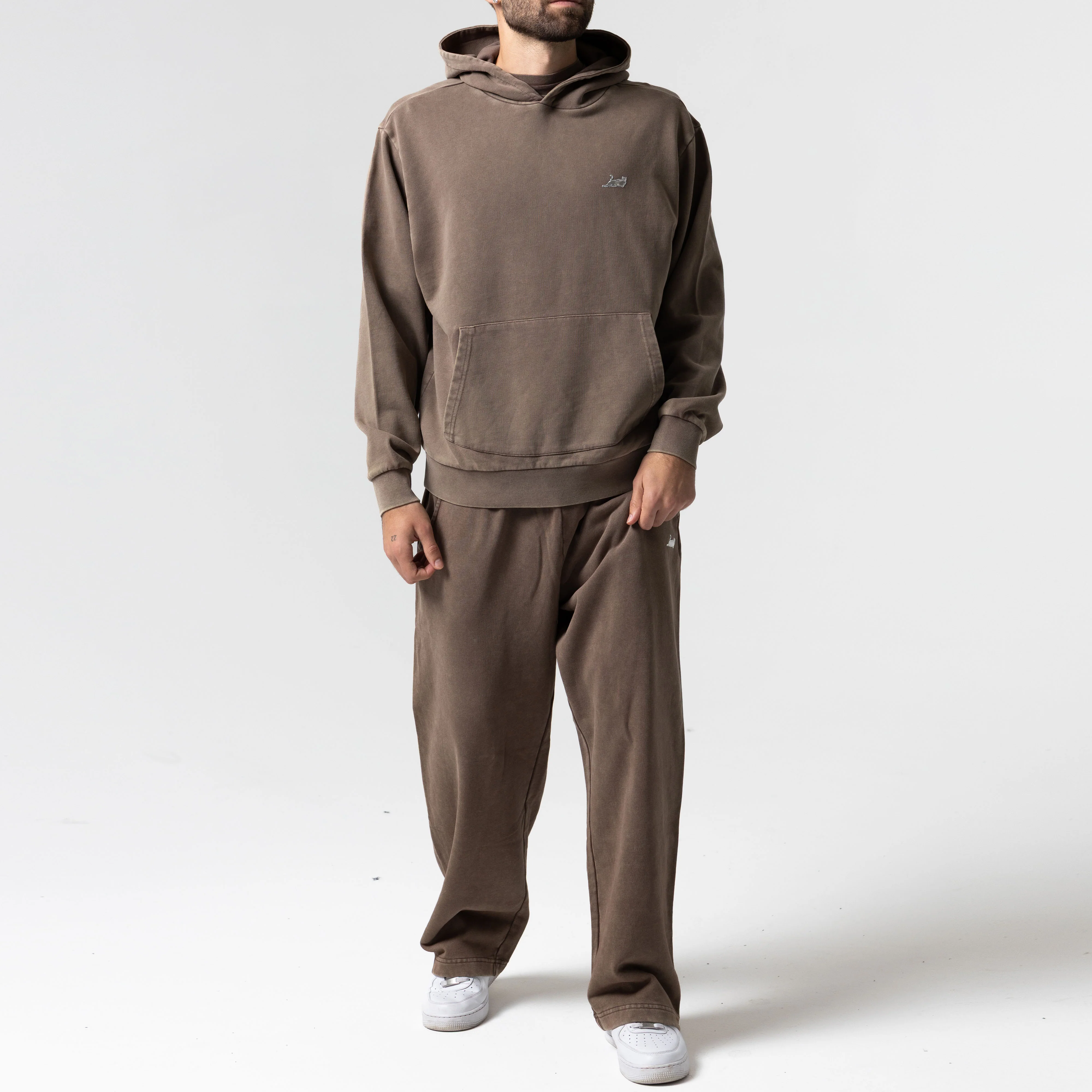Castanza Hoodie (Brown Vintage Wash) - Image 4